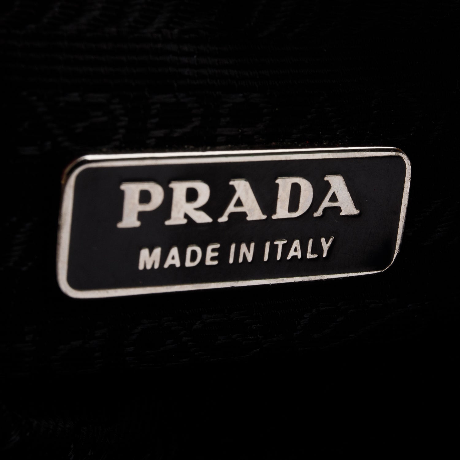 Prada Black Tessuto Nylon Pochette