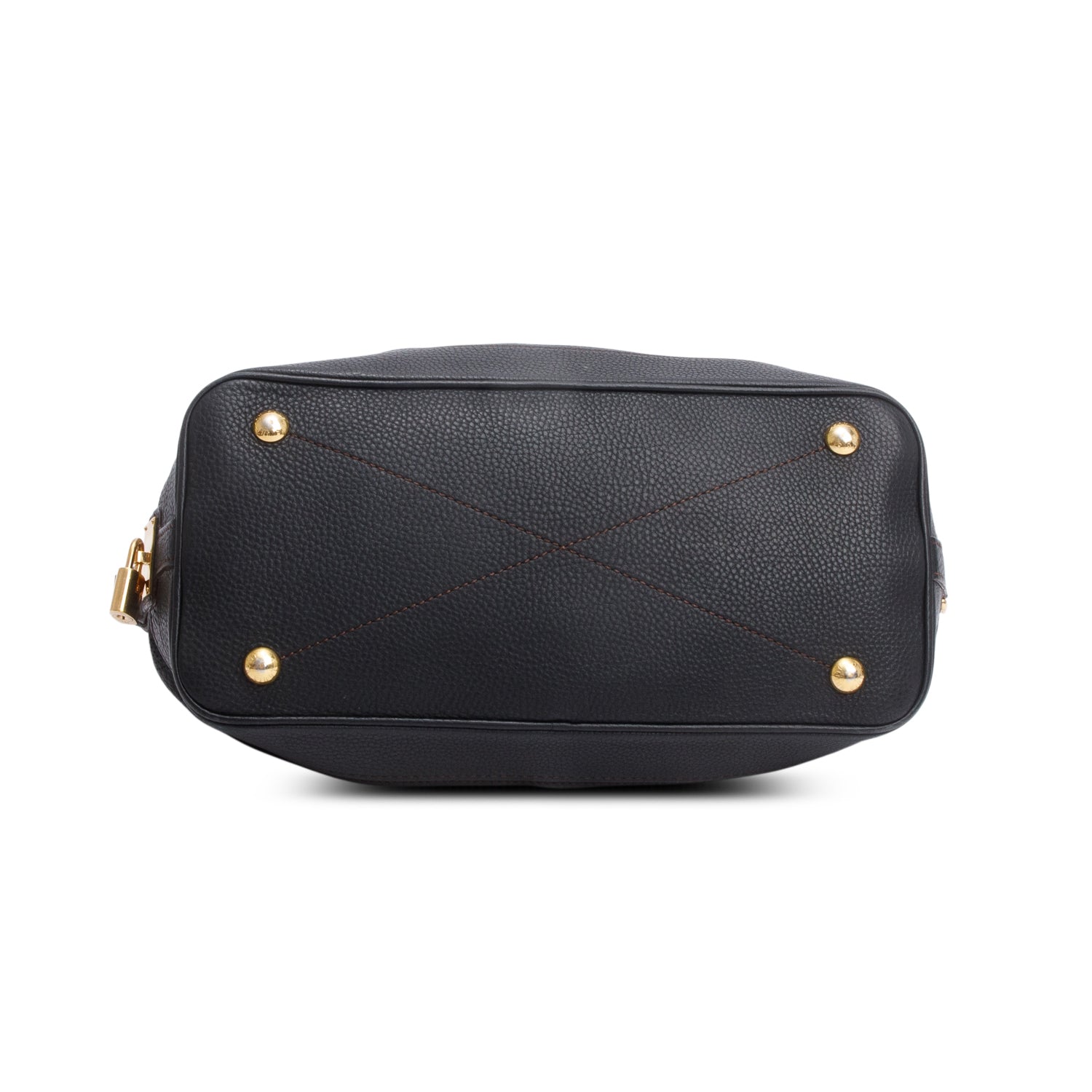 Louis Vuitton Black Leather Mahina Stella PM w/ Box, Strap & Receipt