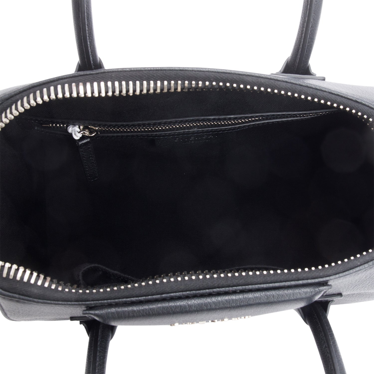 Givenchy Black Grained Leather Small Antigona Satchel