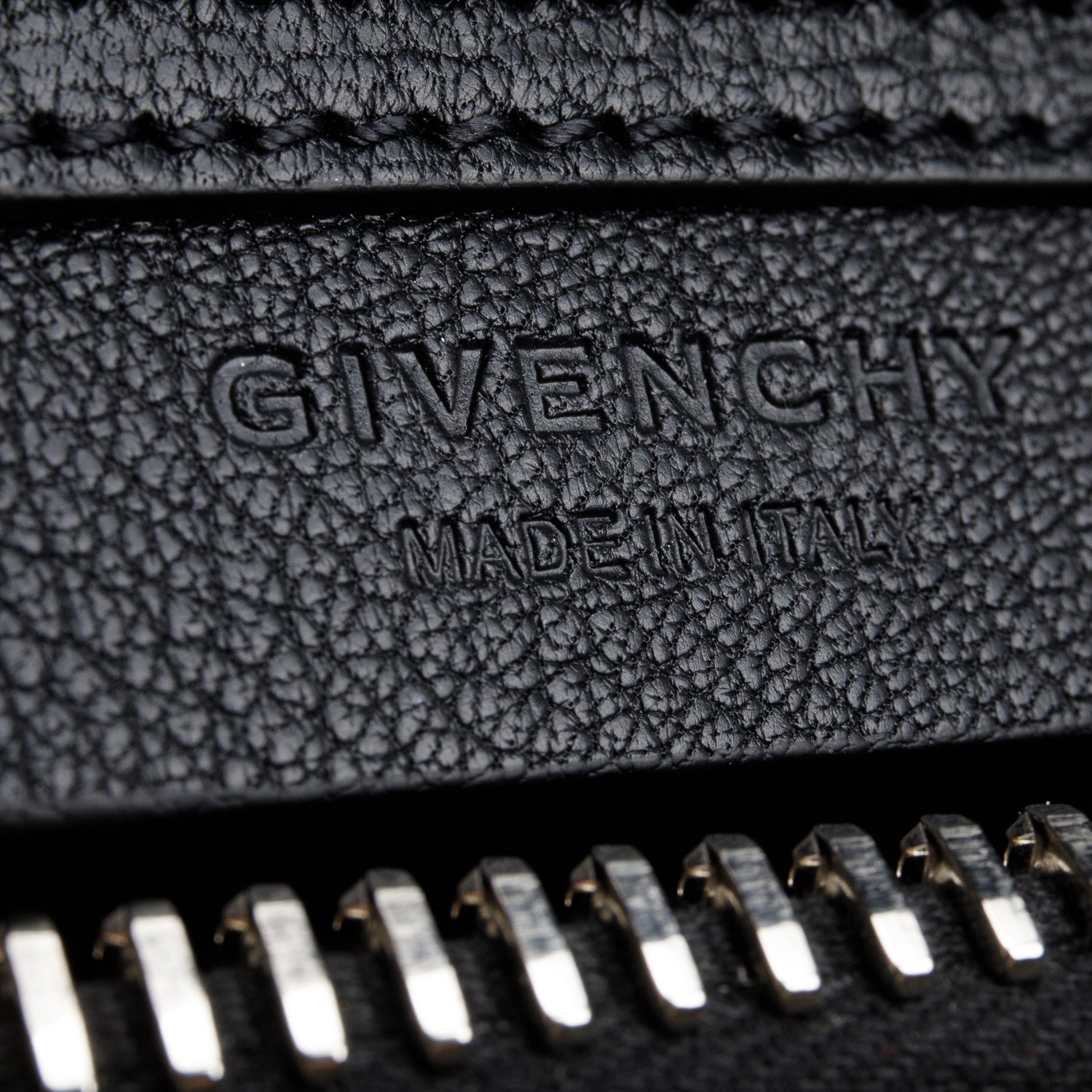 Givenchy Black Grained Leather Small Antigona Satchel