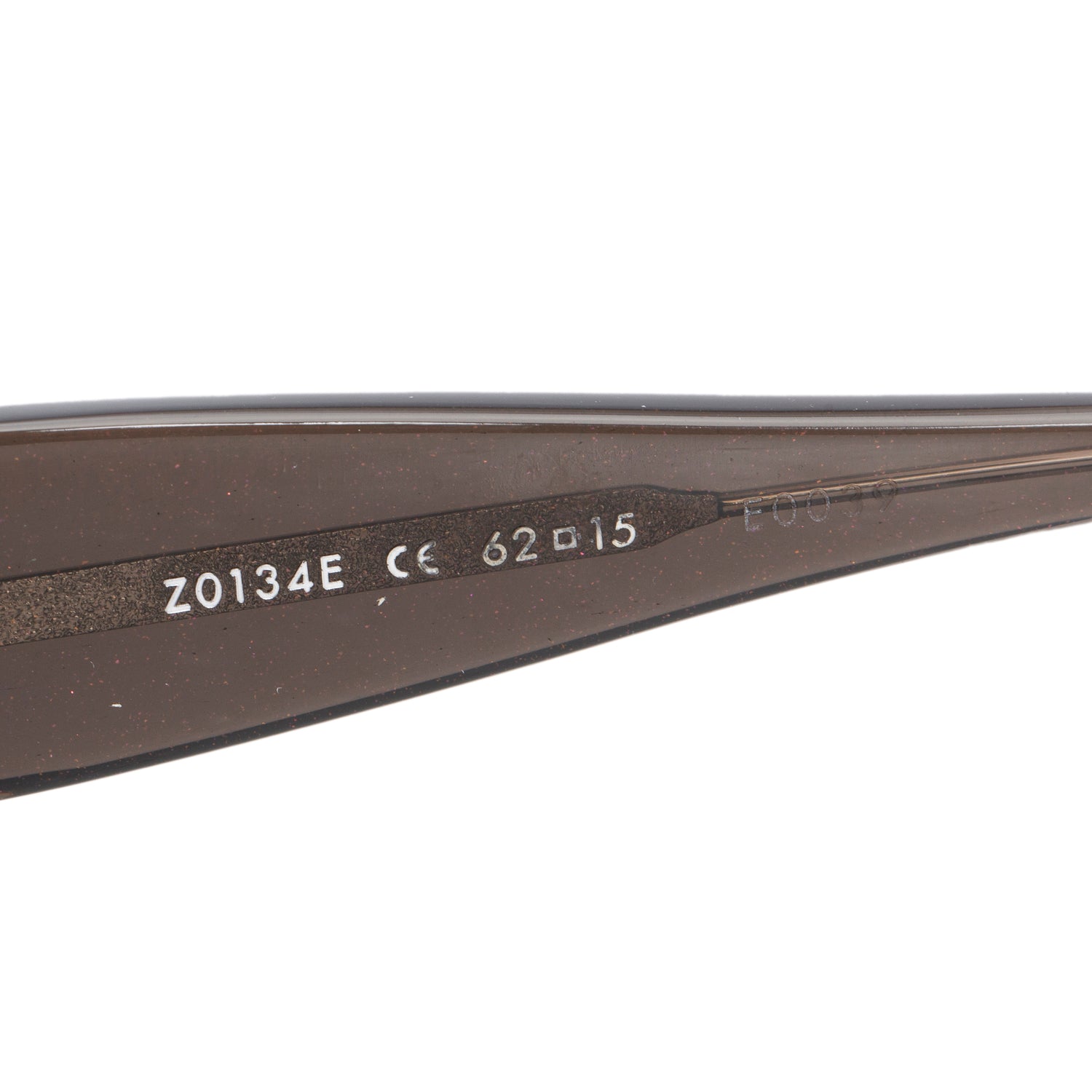 Louis Vuitton Z0134E Brown Acetate Crystal Ursula Square Sunglasses w/ Case