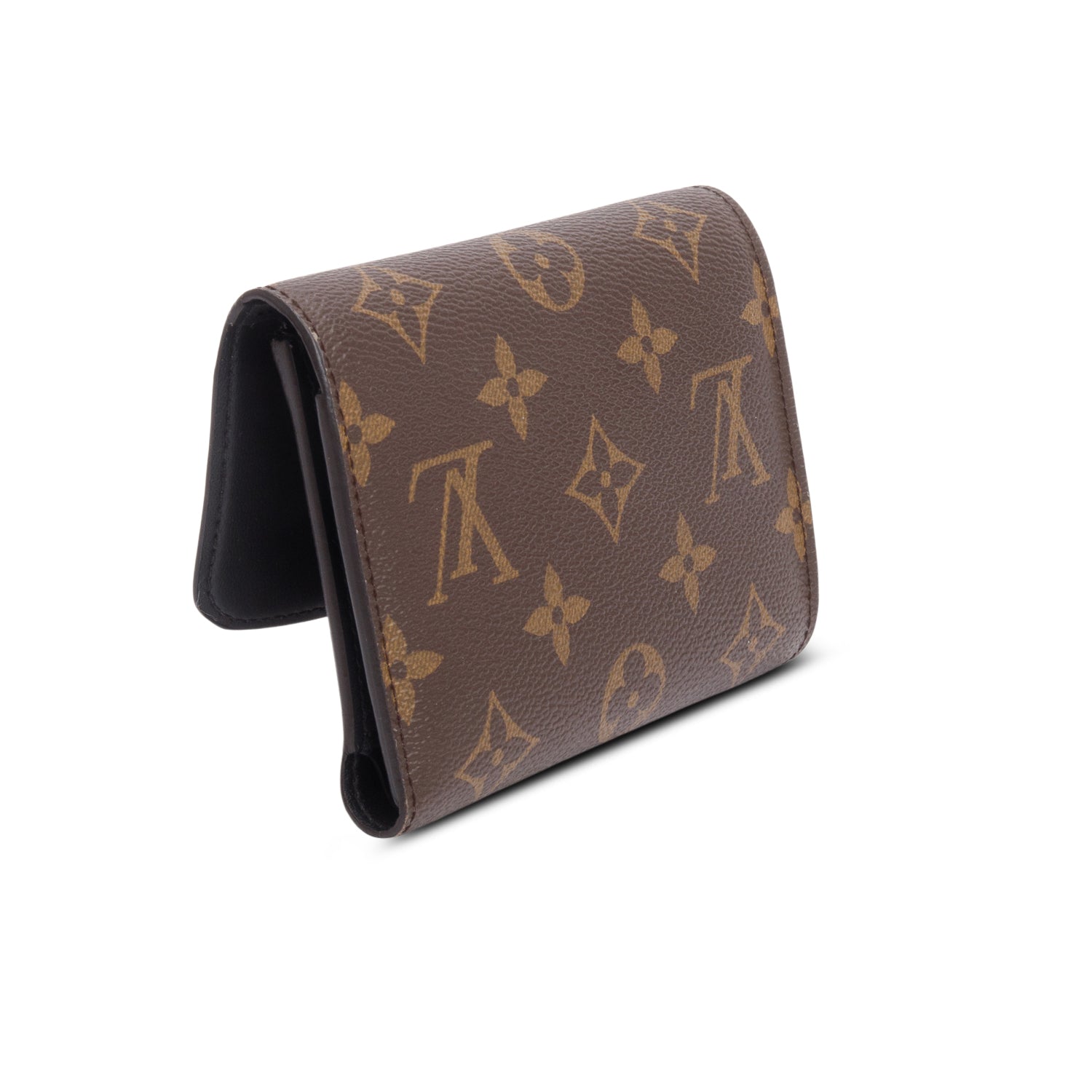 Louis Vuitton Monogram Flower Lock Compact Wallet w/ Box