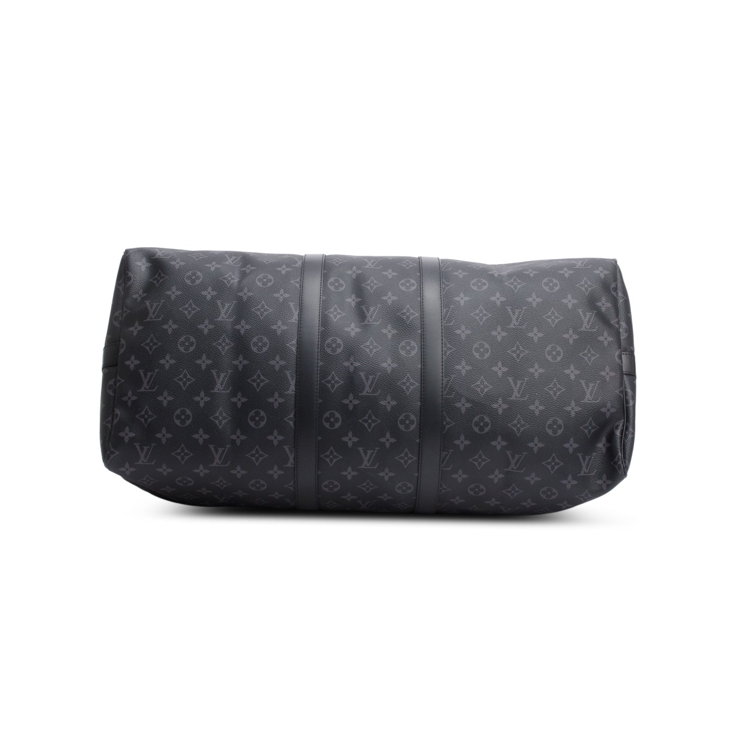 Louis Vuitton 2022 Monogram Eclipse Keepall Bandouliere 55 w/ Strap & Receipt