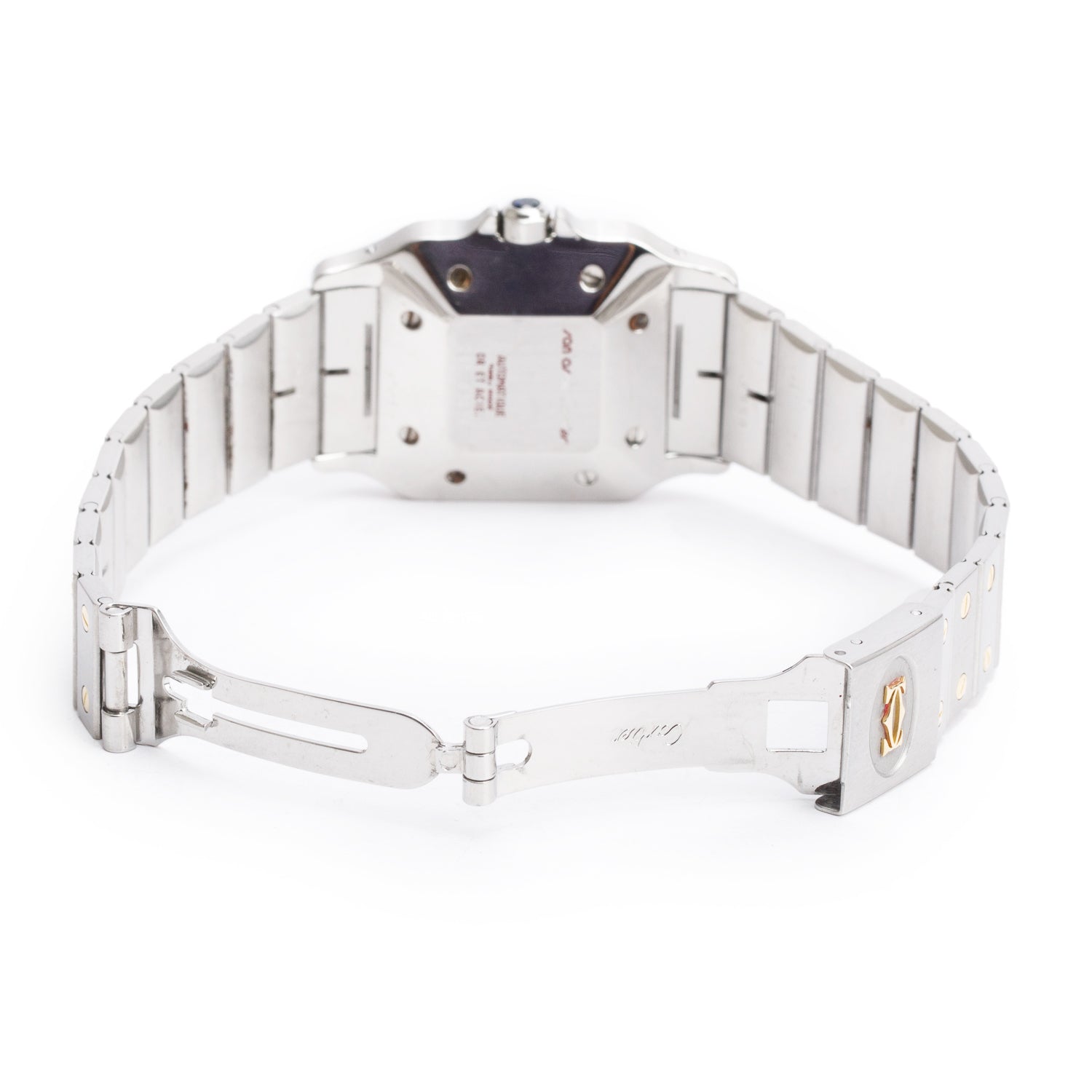 Cartier Stainless Steel & 18k Yellow Gold Santos De Cartier Galbee Automatic Watch, Medium Model 2961