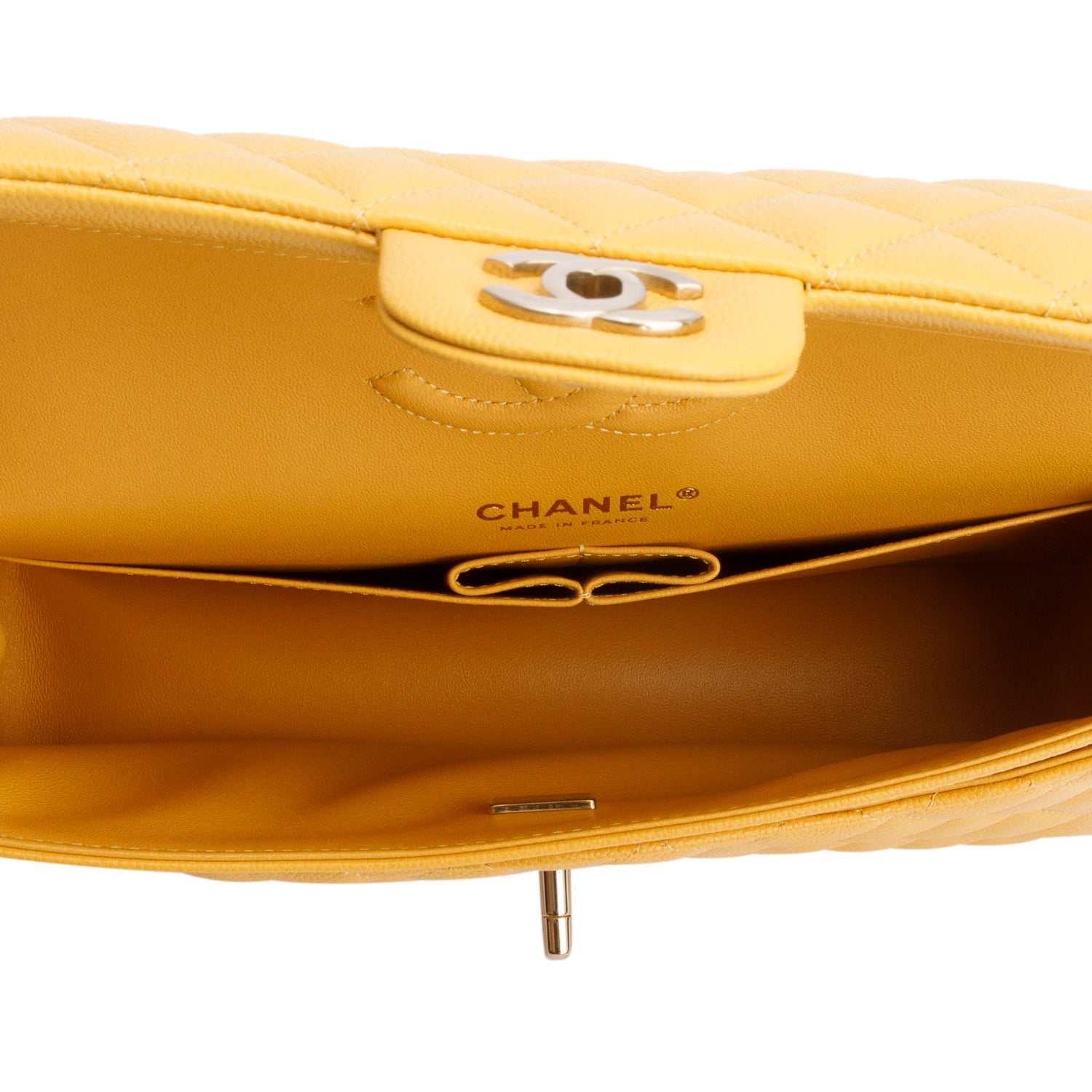 Chanel 2023 Quilted Caviar Leather Classic Medium Double Flap Bag w/ Box