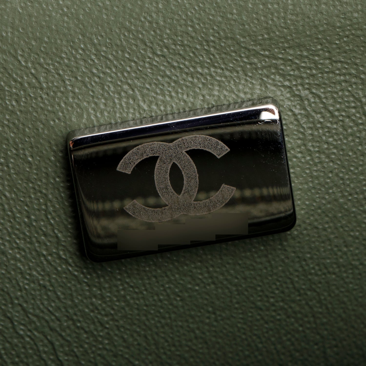 Chanel Oliver Green Quilted Lambskin Classic Mini Rectangular Flap Bag w/ Box