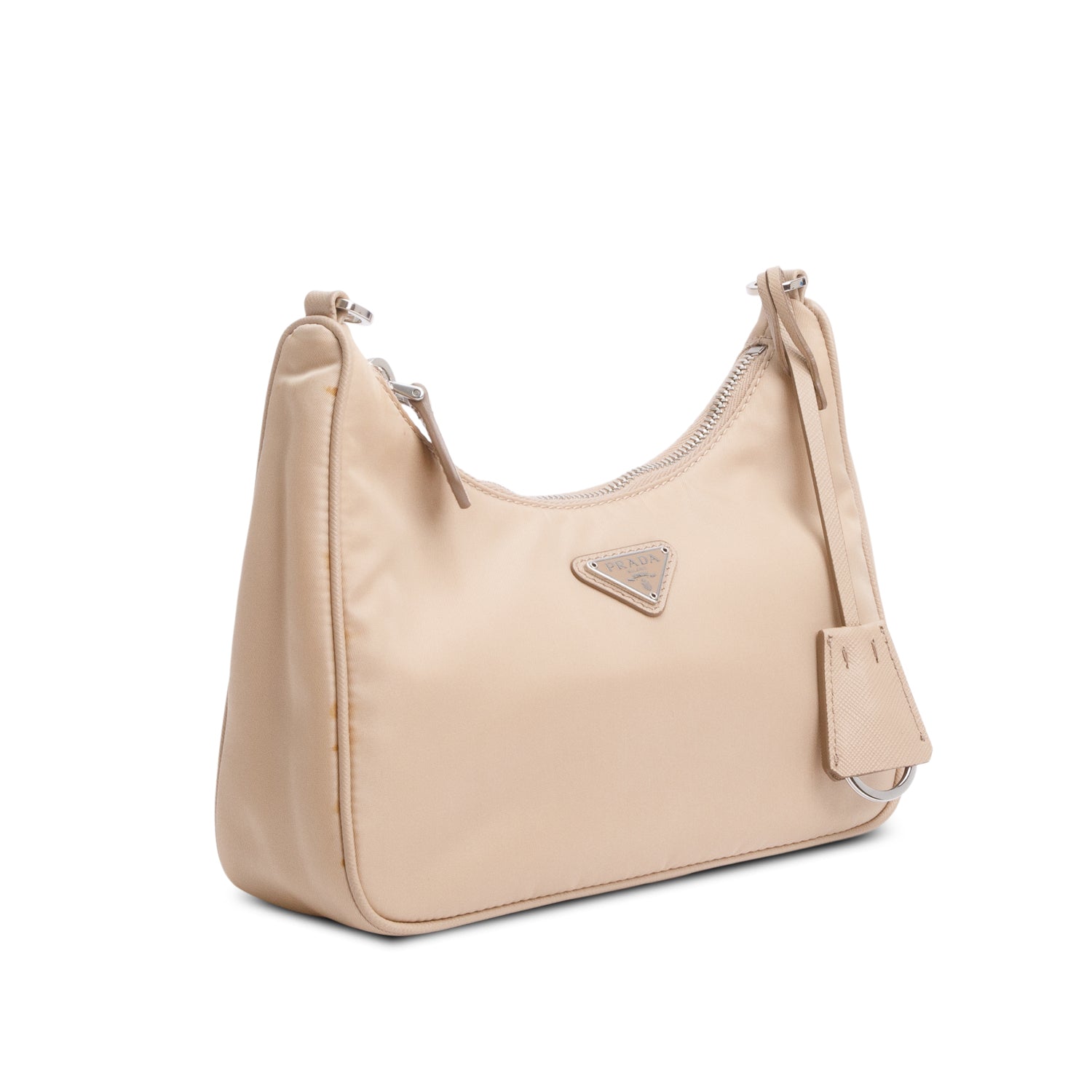 Prada Beige Nylon Re-Edition 2005 Shoulder Bag