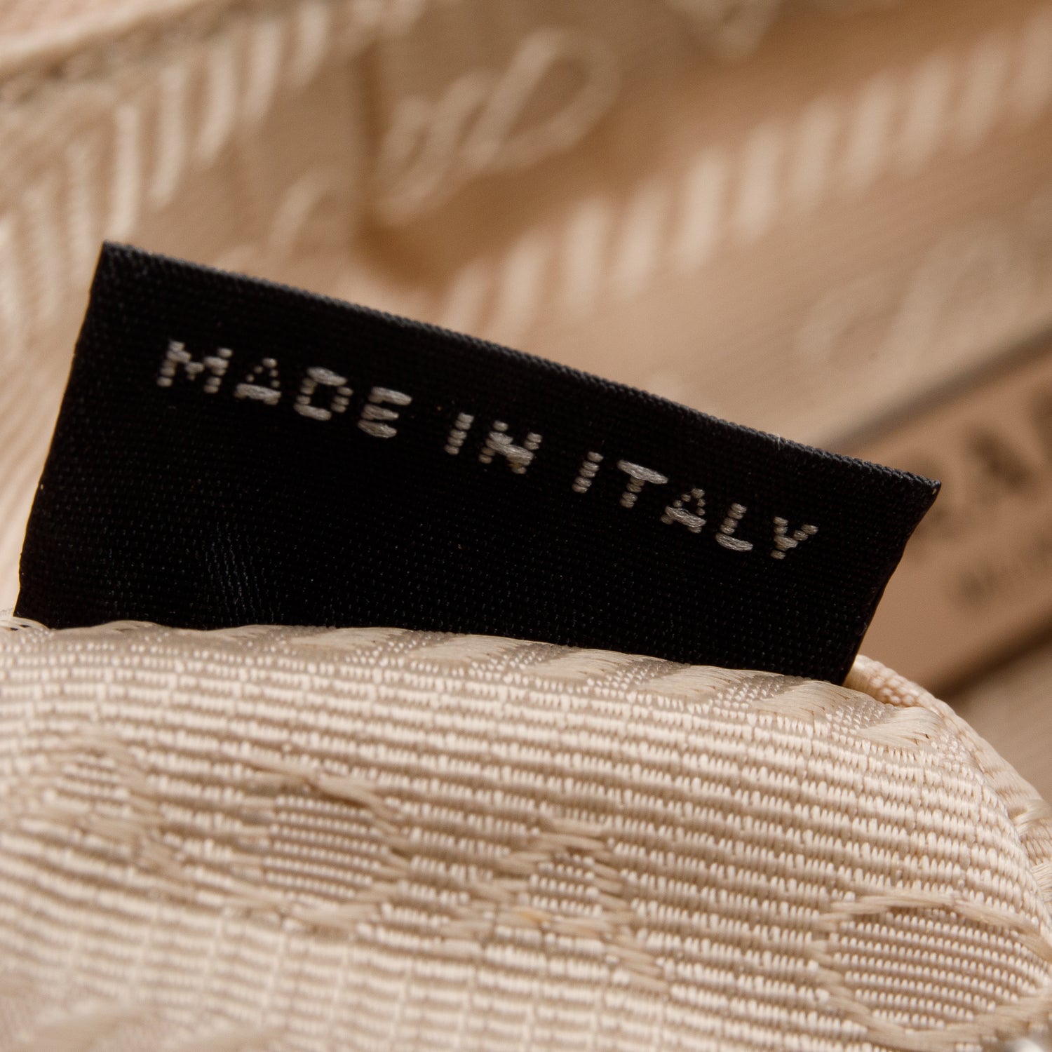 Prada Beige Nylon Re-Edition 2005 Shoulder Bag