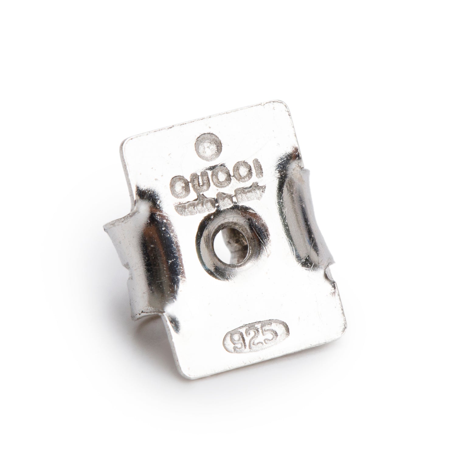 Gucci Sterling Silver Four Row Hoop Earrings