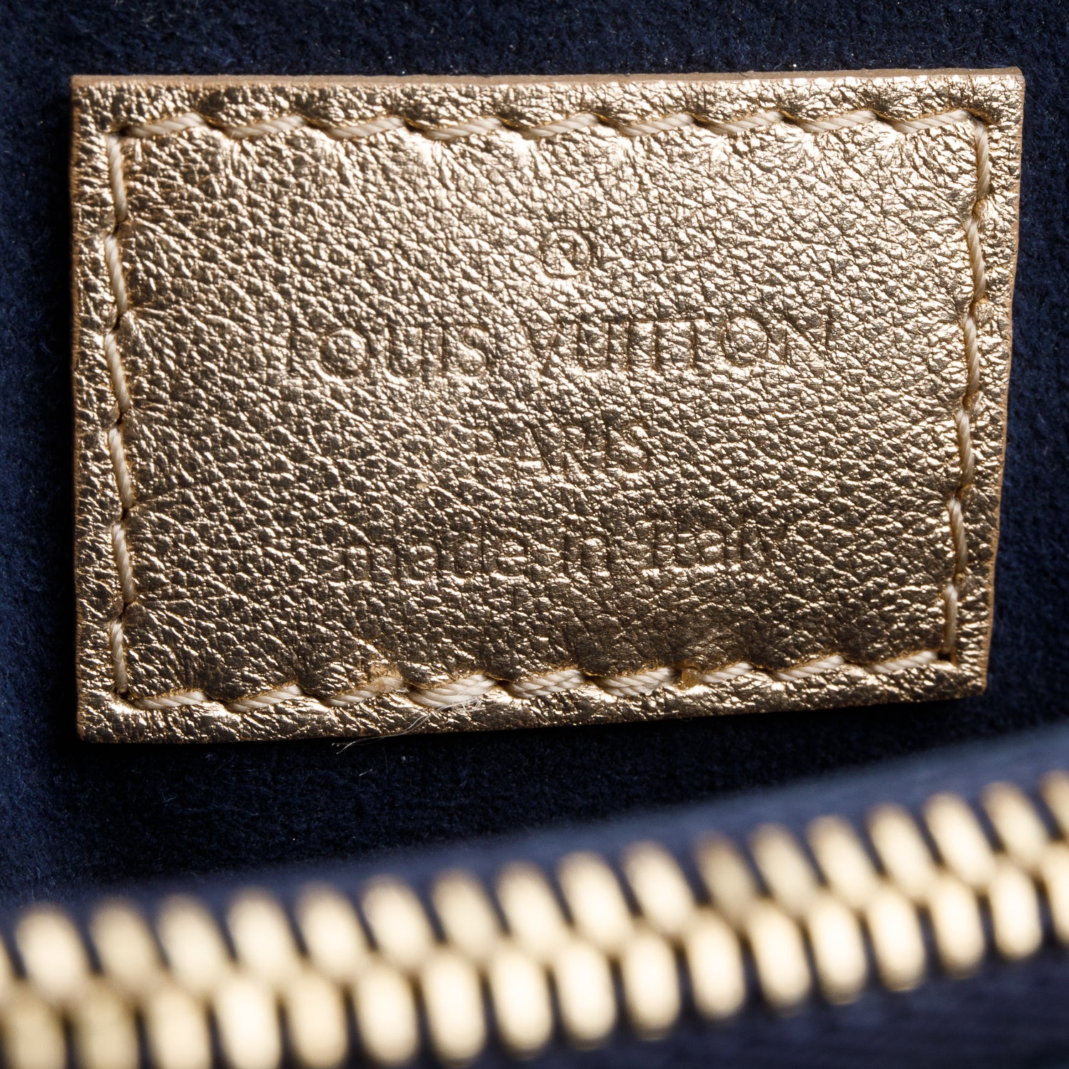 Louis Vuitton 2021 Gold Monogram Embossed Lambskin Leather Coussin PM w/ Straps