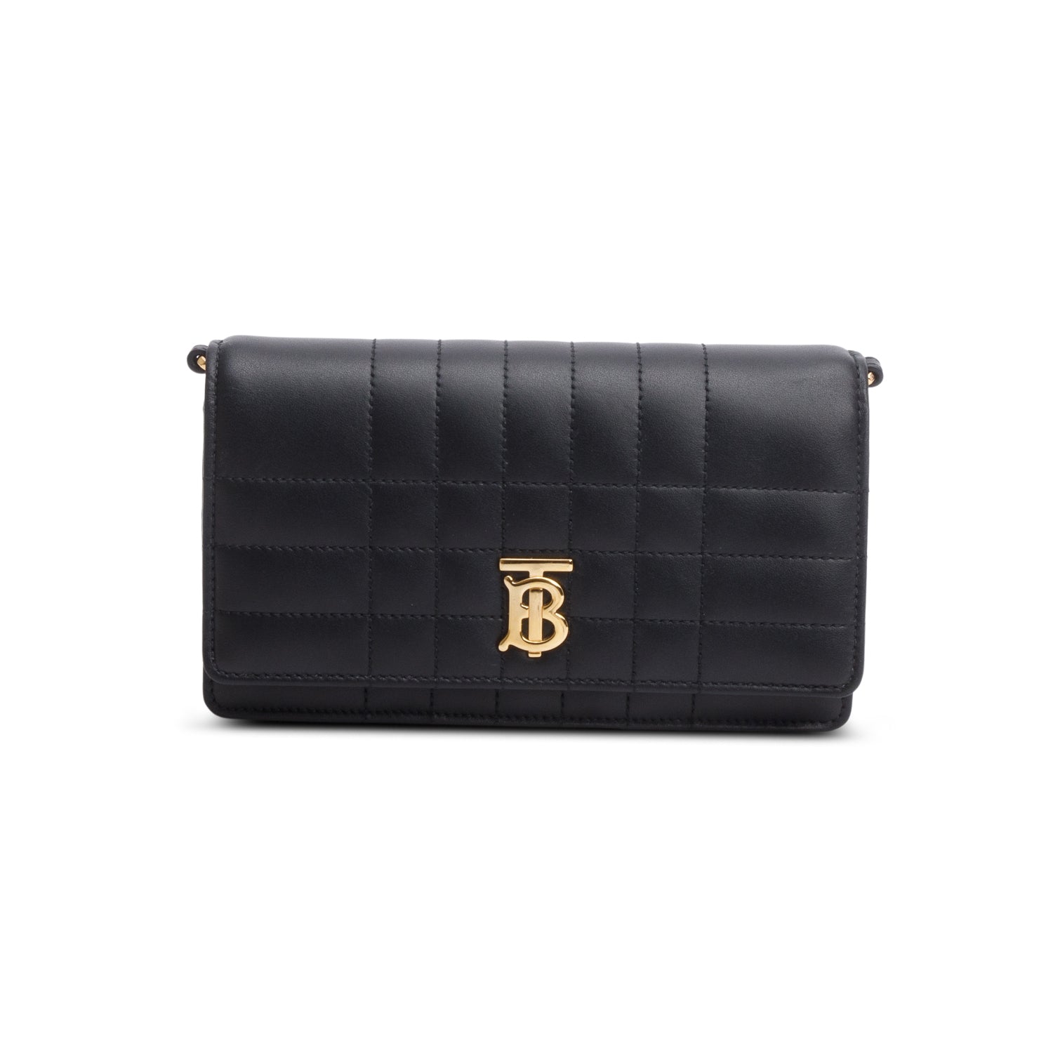 Burberry Black Quilted Leather Mini Lola Bag w/ Box