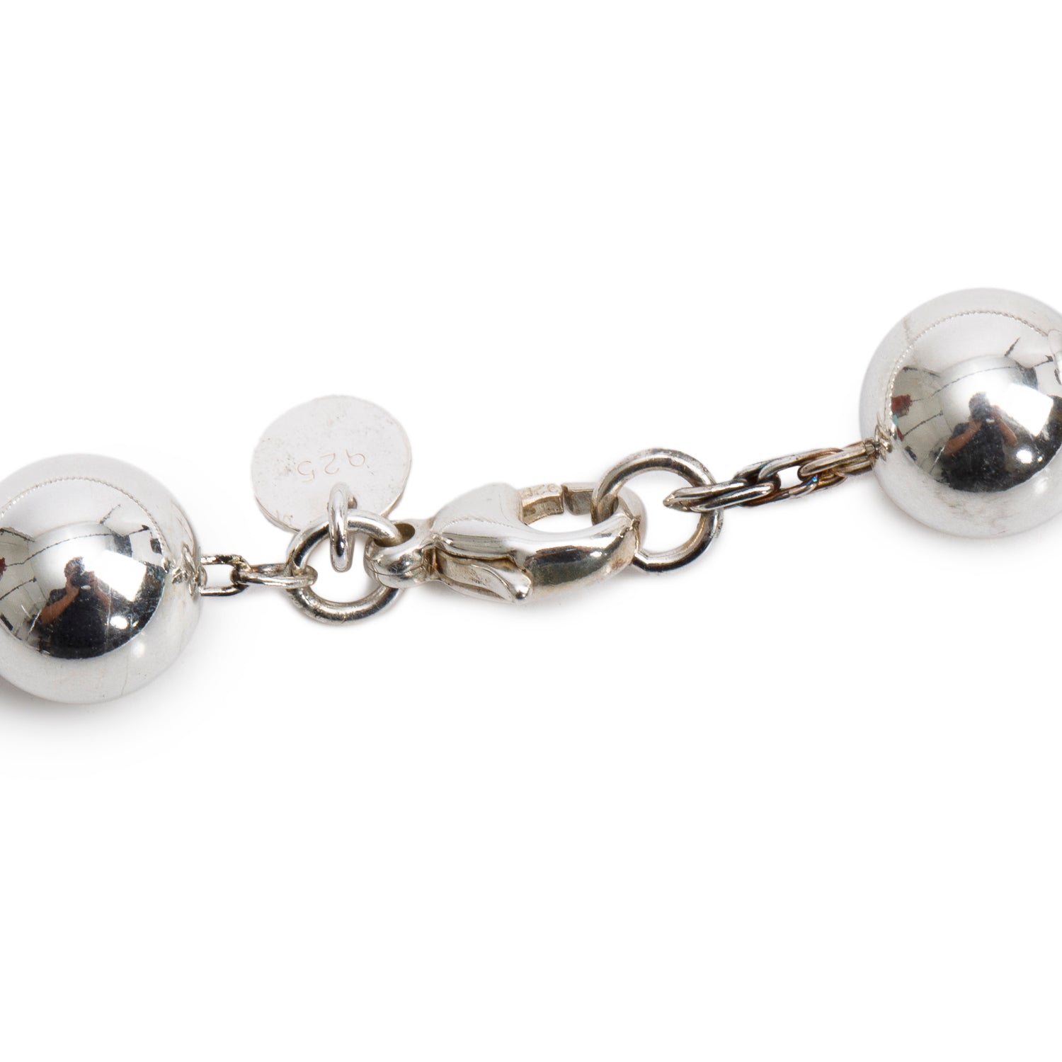 Tiffany & Co. Sterling Silver HardWear Ball Necklace