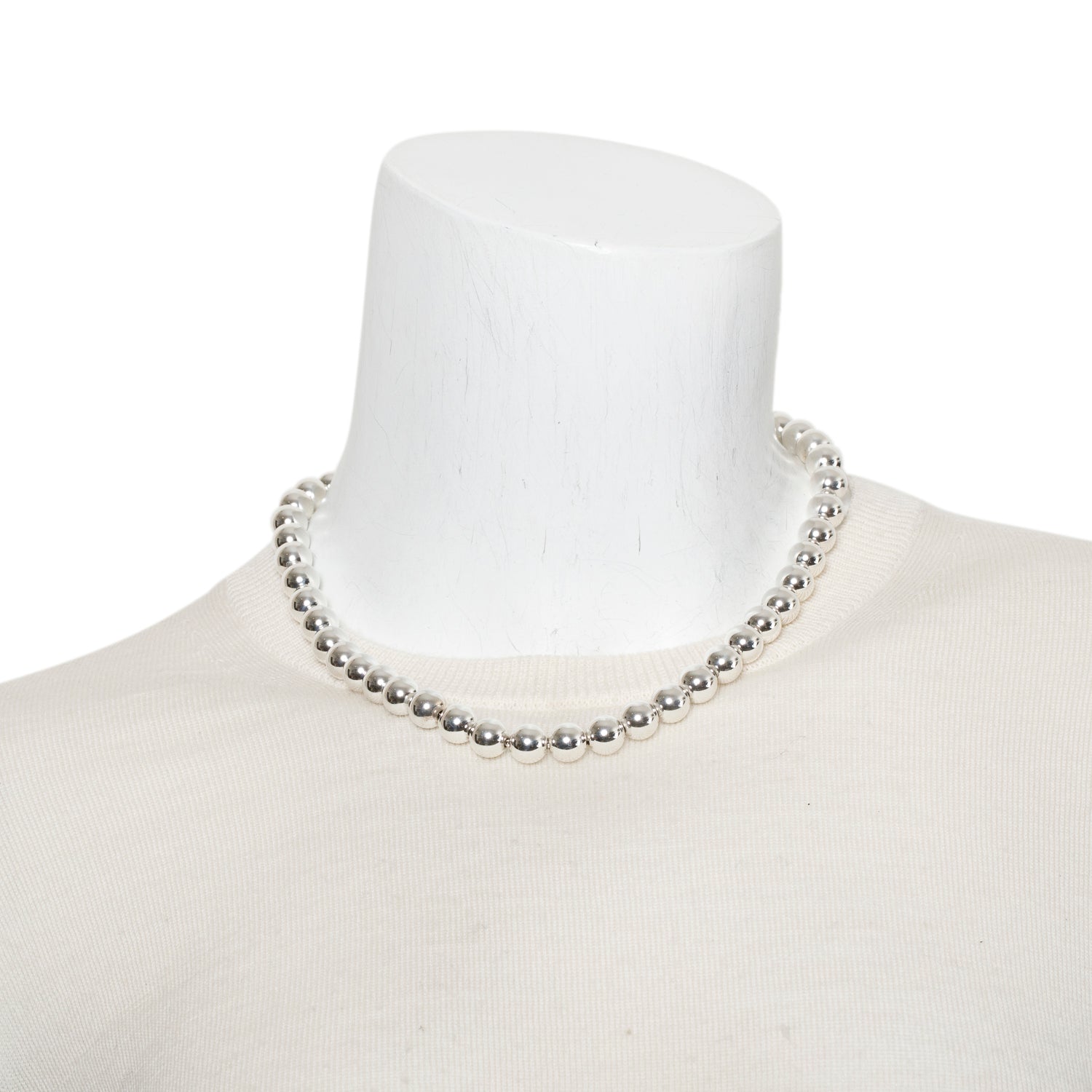 Tiffany & Co. Sterling Silver HardWear Ball Necklace