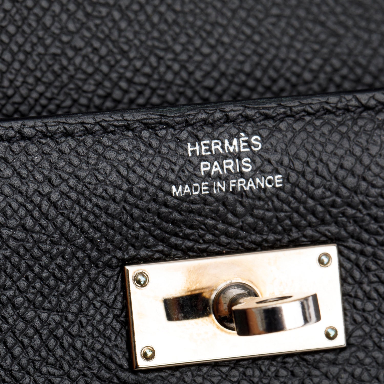 Hermes Noir Epsom Leather Classic Kelly Longue Wallet w/ Box