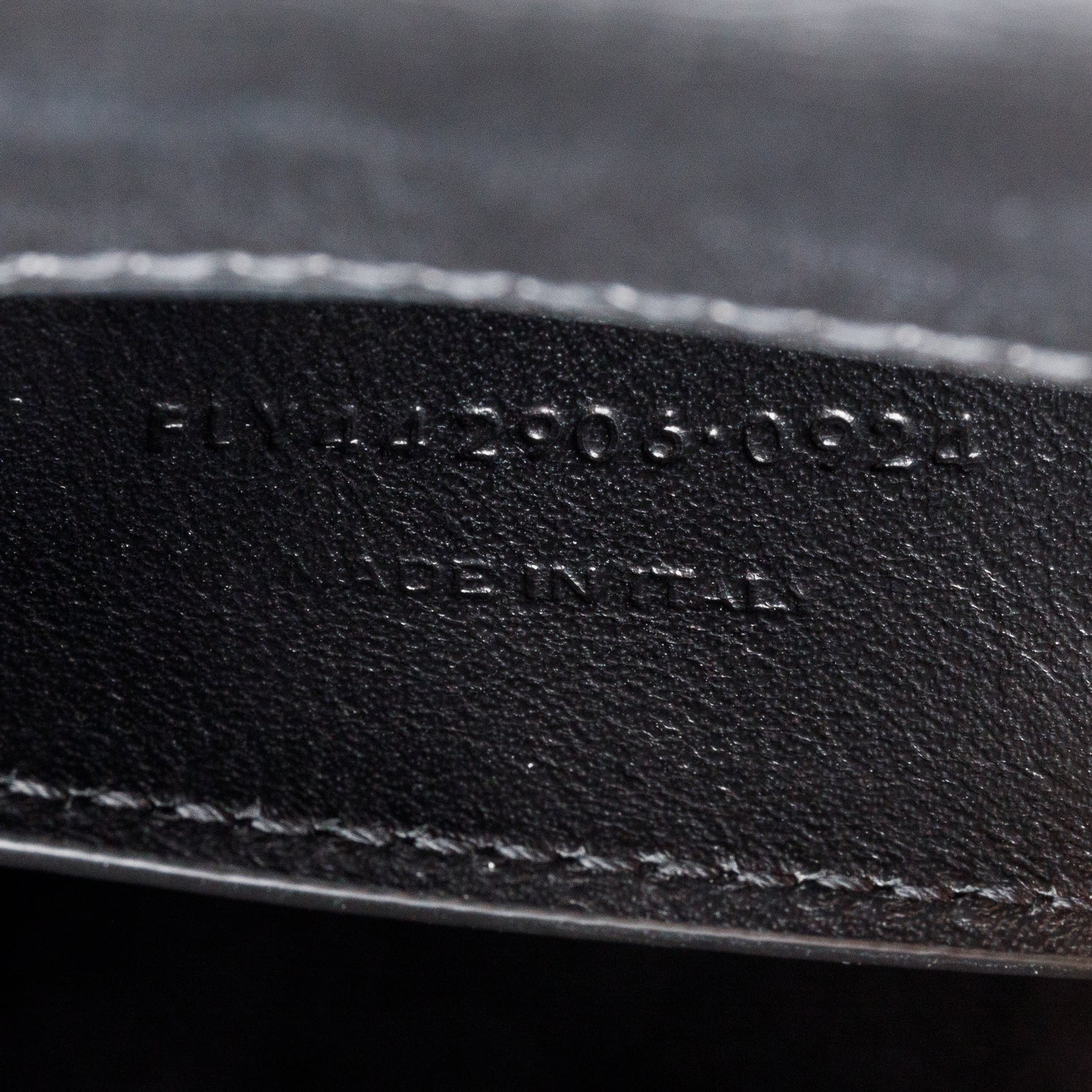 Saint Laurent 2024 Black Calfskin Leather Medium Sunset Shoulder Bag w/ Box