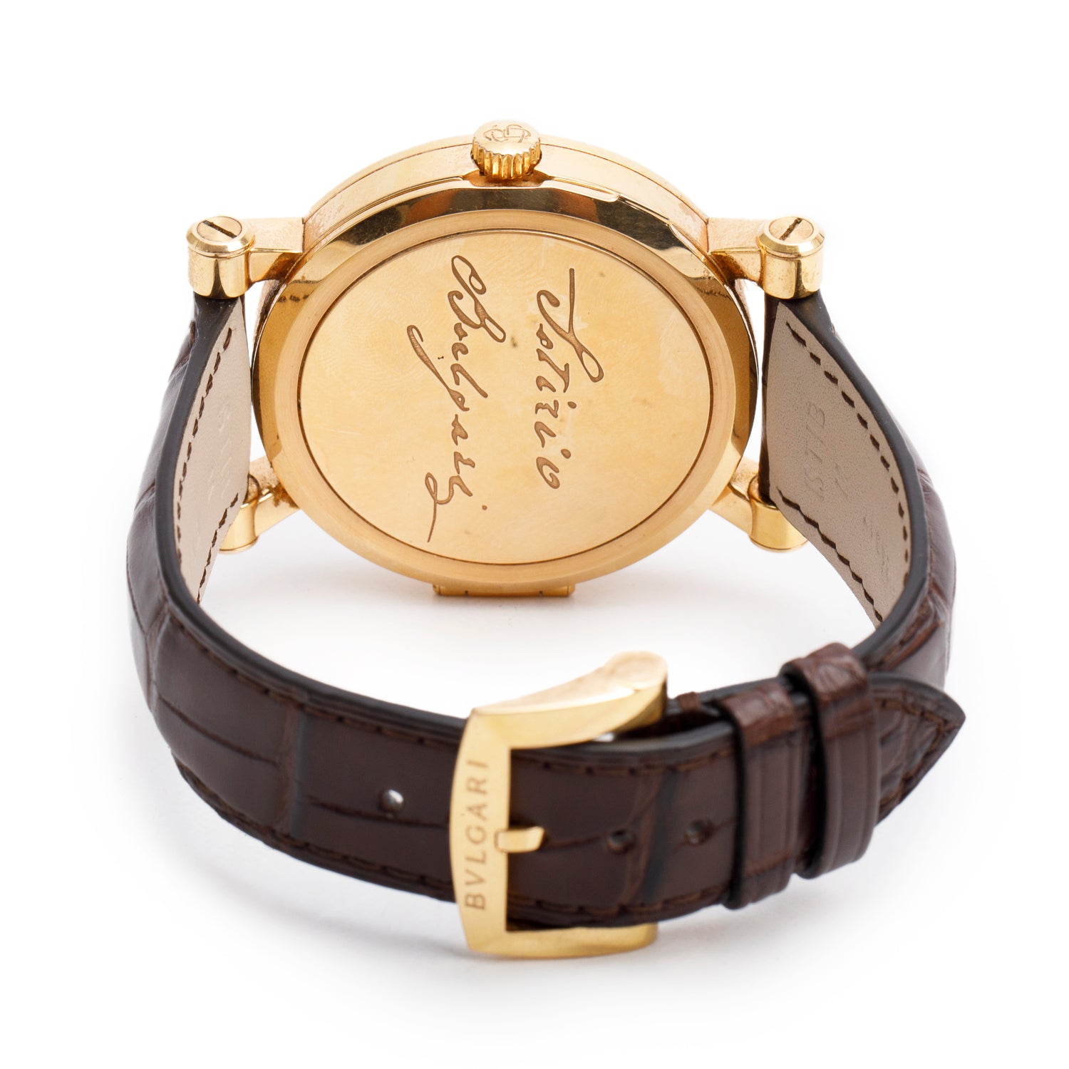 BVLGARI Limited Edition 18k Rose Gold Sotirio 42 MM Automatic Watch SBP42WGLD