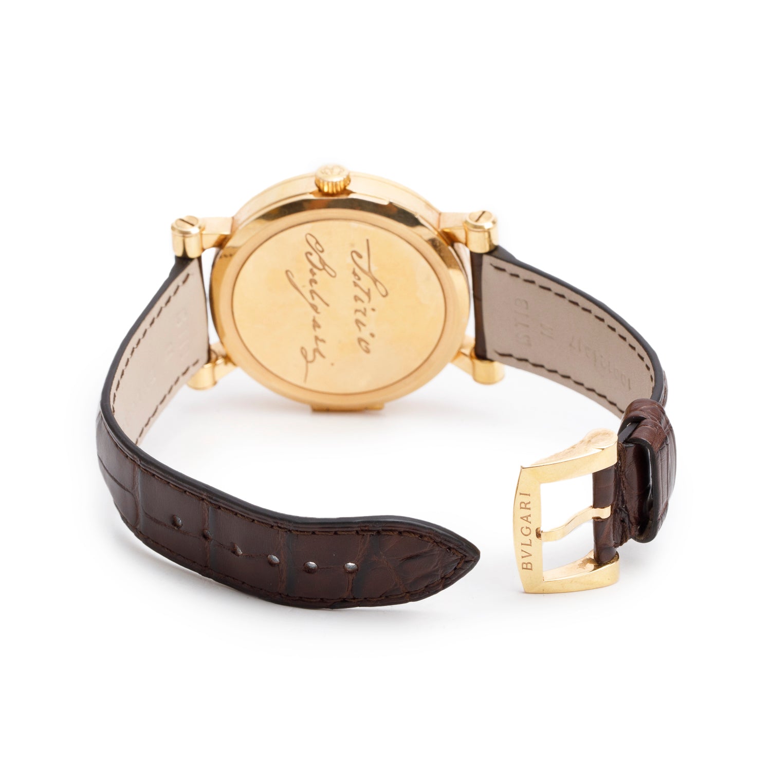 BVLGARI Limited Edition 18k Rose Gold Sotirio 42 MM Automatic Watch SBP42WGLD