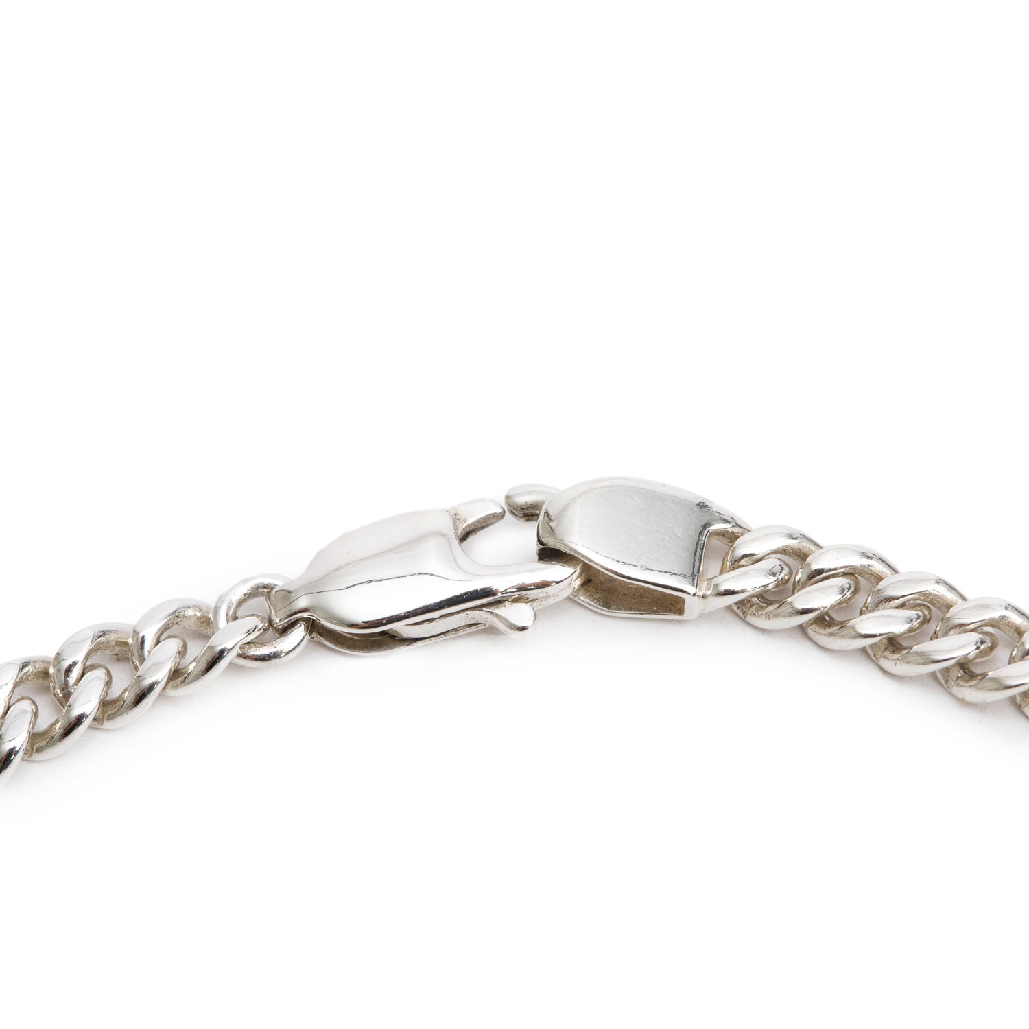 Tiffany & Co. Sterling Silver Diamond Oval Tag I.D. Bracelet