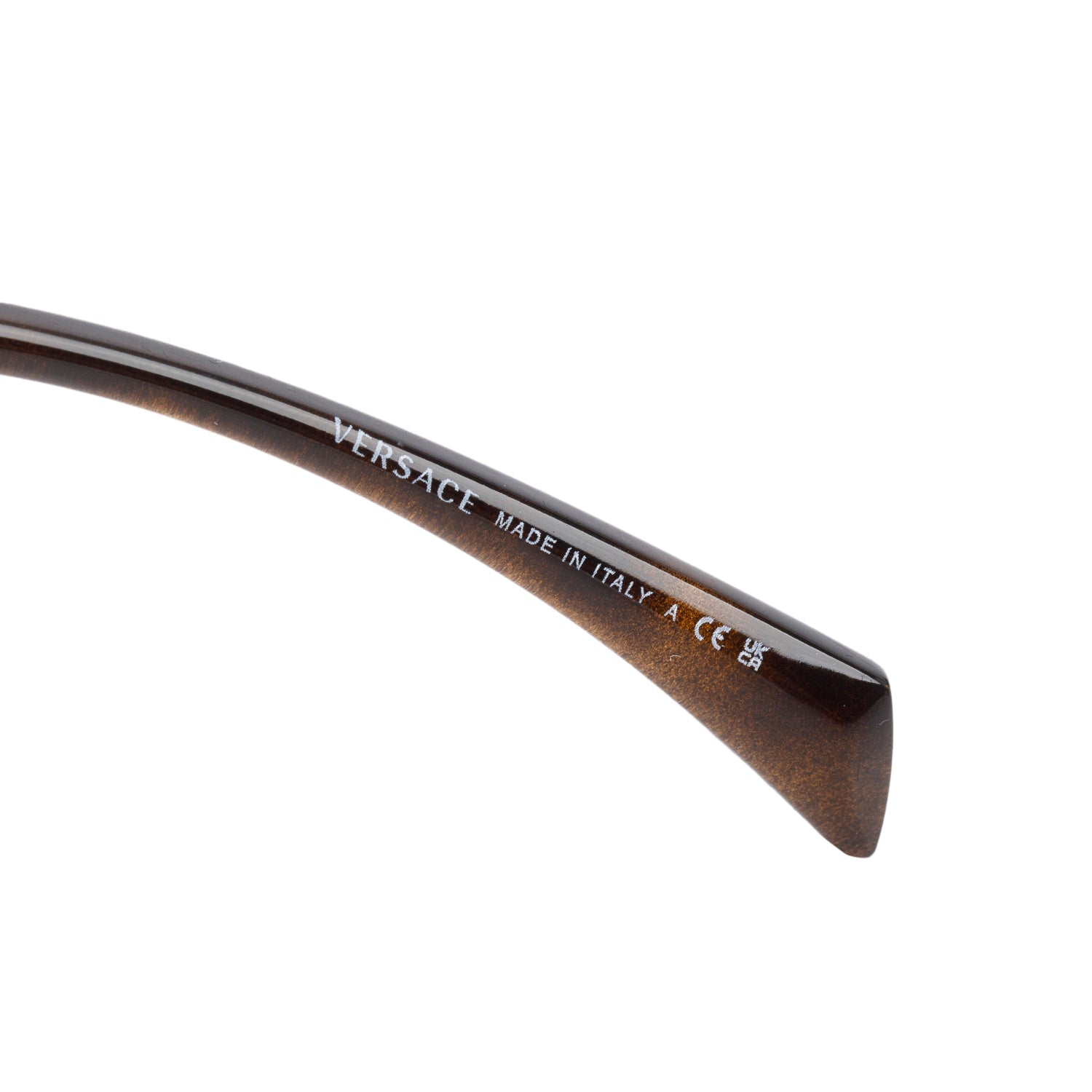 Versace 4442-F Brown Havana Acetate Medusa Oversized Round Sunglasses w/ Box & Case