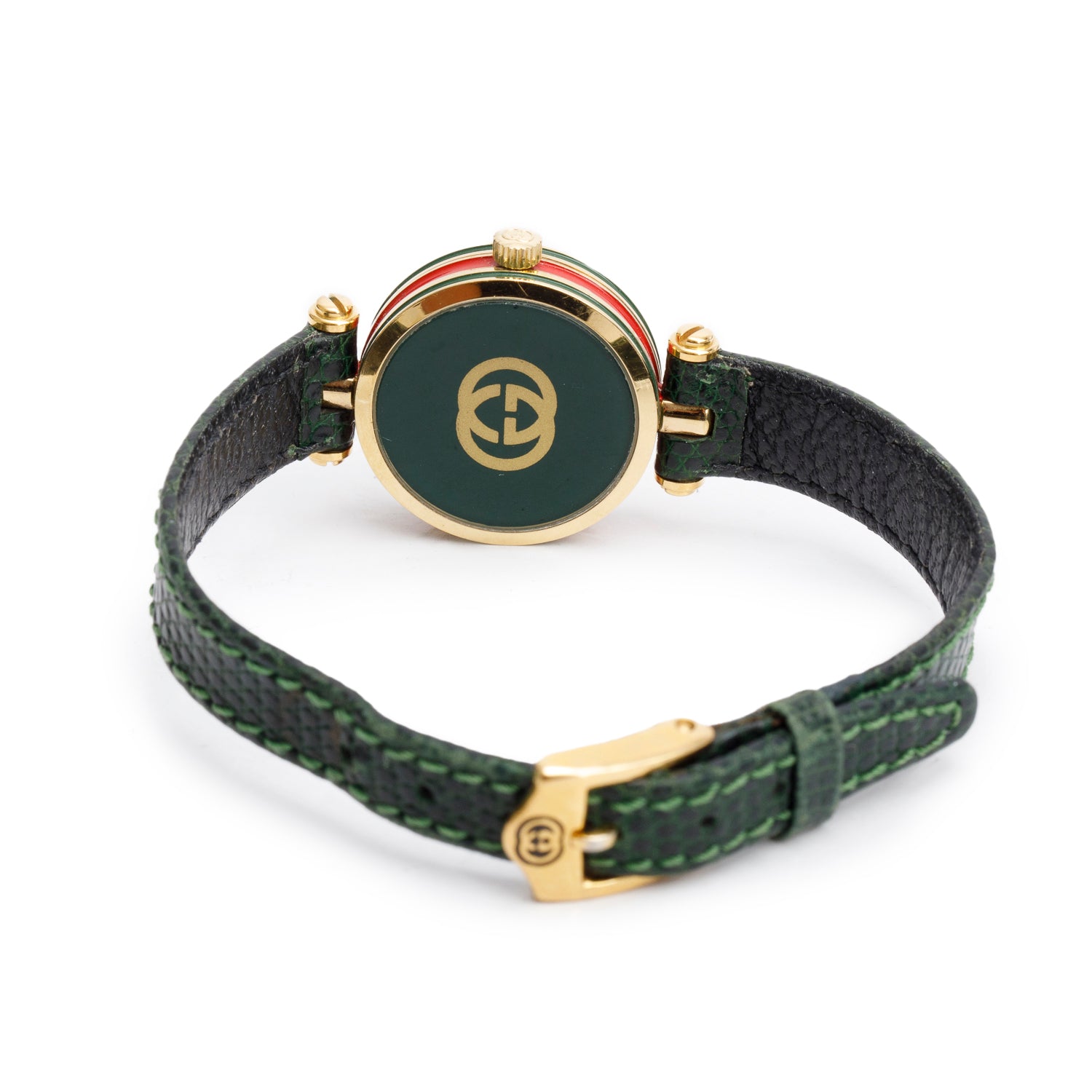 Gucci Gold-Plated Stainless Steel Stack 22 MM Quartz Watch