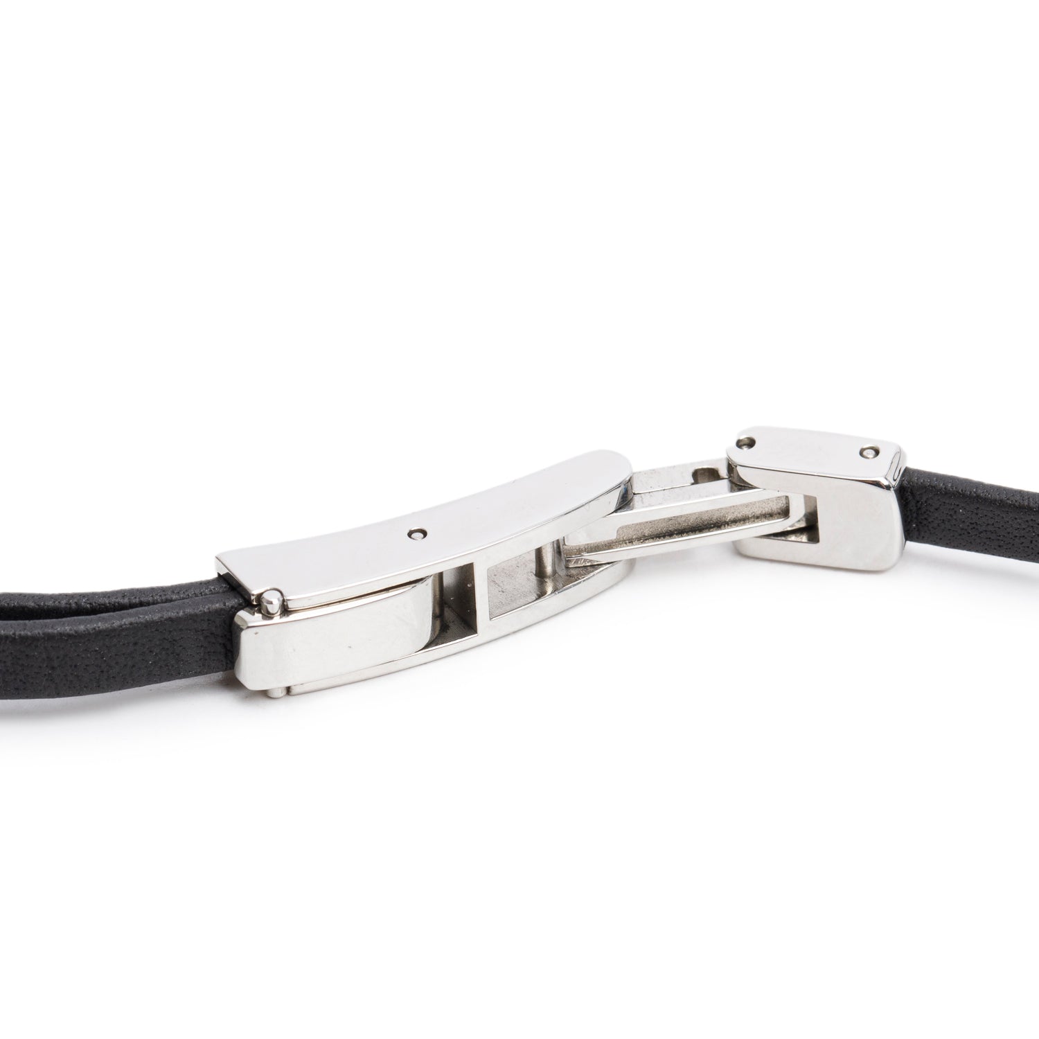 Gucci Stainless Steel 6100 Series Quartz Watch Black Dial