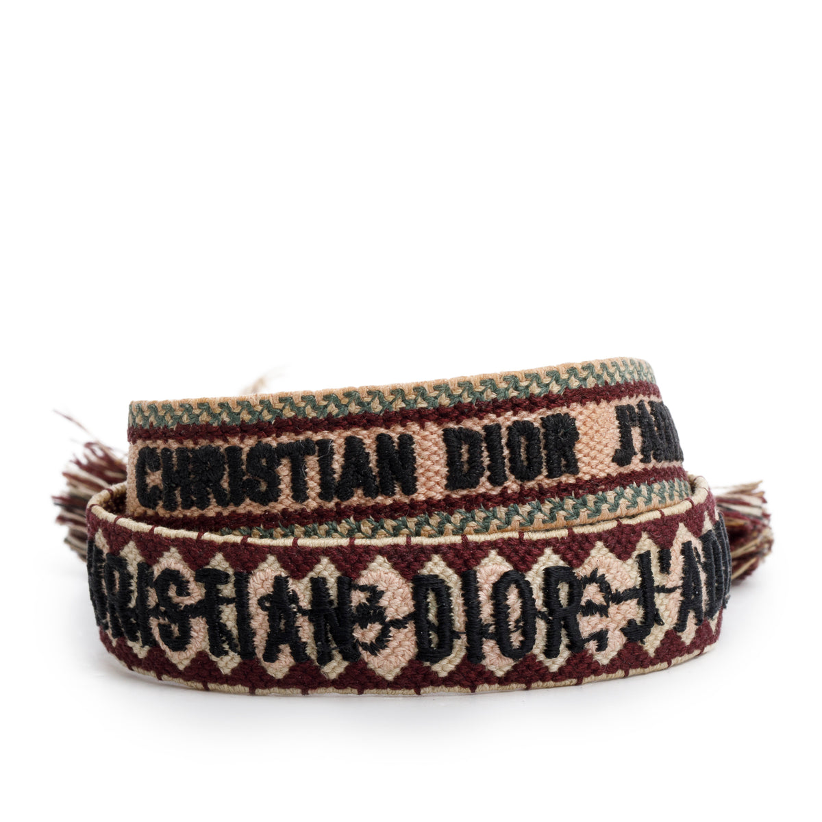 Christian Dior Woven Cotton Oblique J'Adior Friendship Bracelet