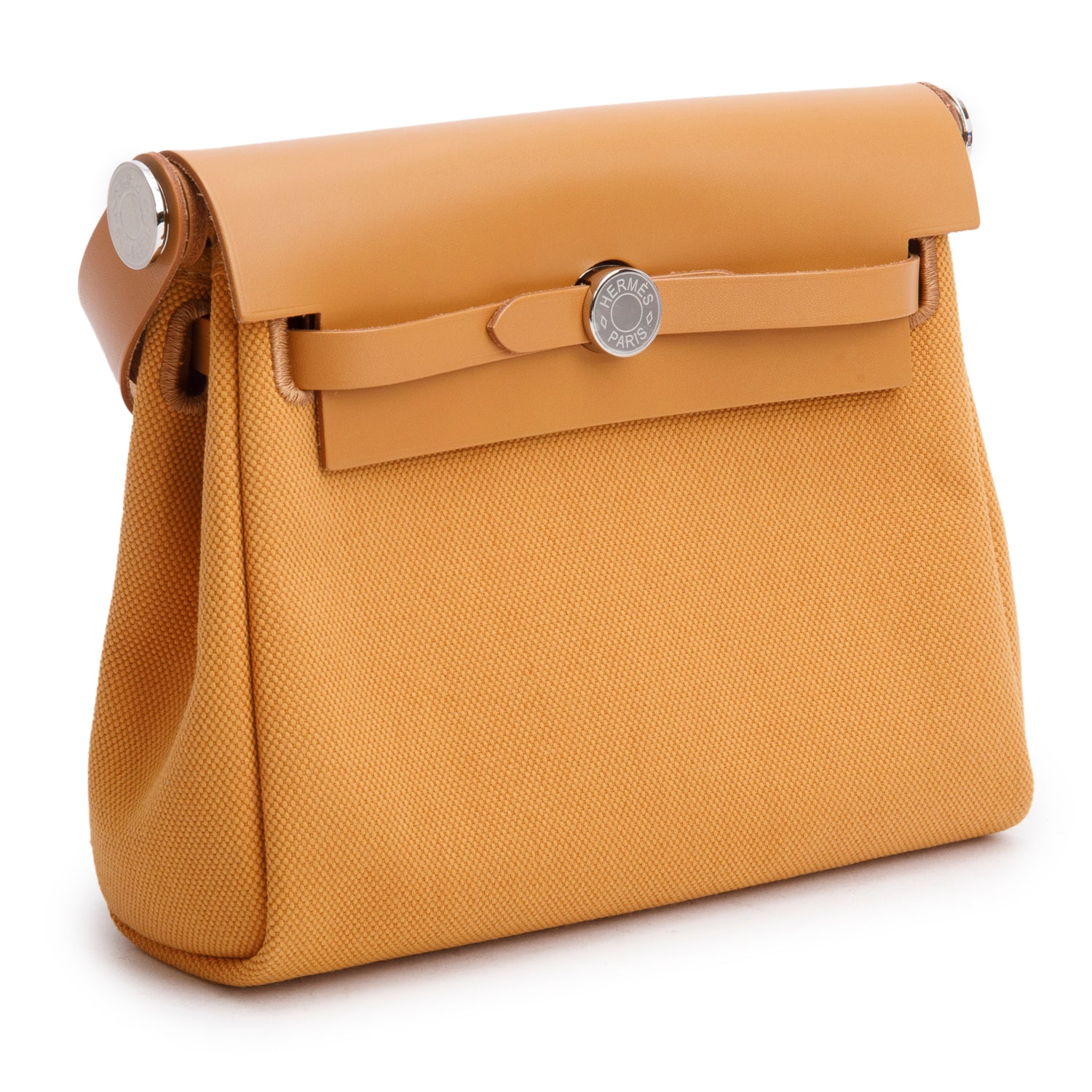 Hermes 2025 Naturel Sable Toile Militaire Vache Hunter Herbag Zip 20 w/ Box & Receipt