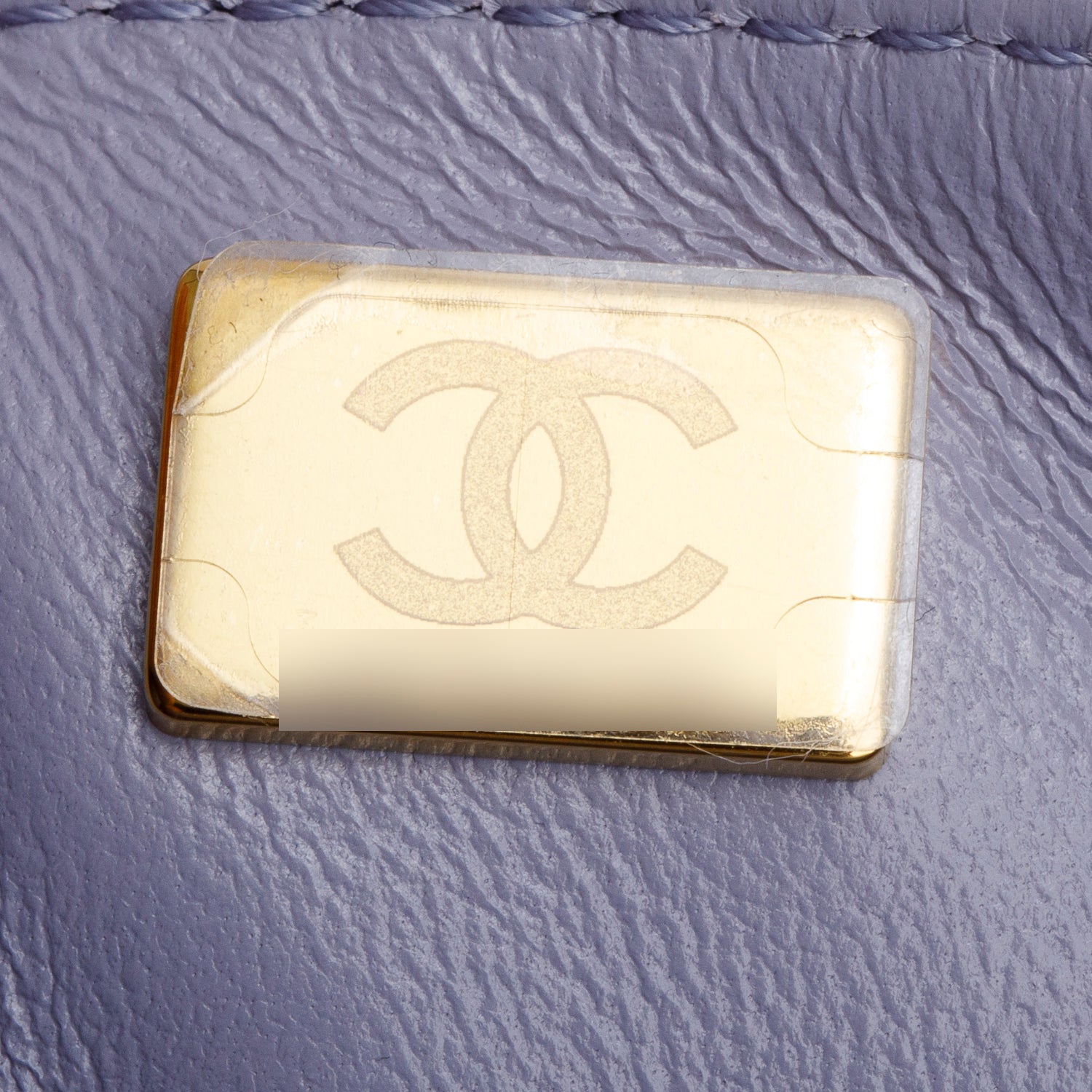 Chanel 2024 Purple Quilted Caviar Leather Mini Top Handle Flap Bag w/ Box & Receipt