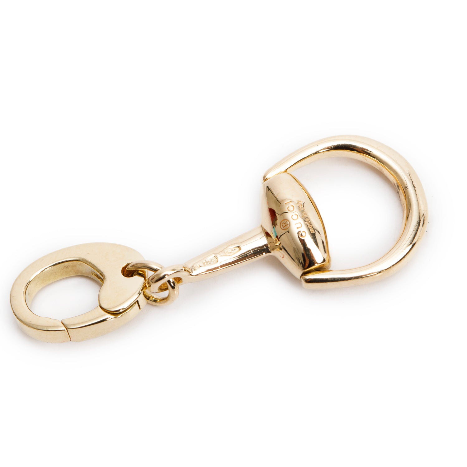 Gucci Vintage 18k Yellow Gold Horsebit Charm