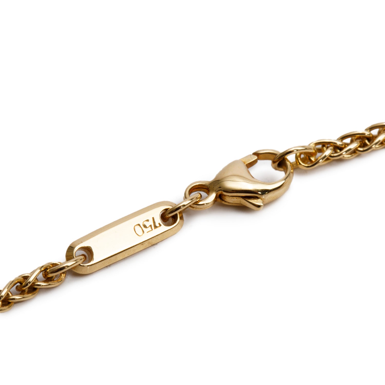 Chopard 18k Yellow Gold Happy Diamonds Heart Pendant Necklace w/ Box & Papers