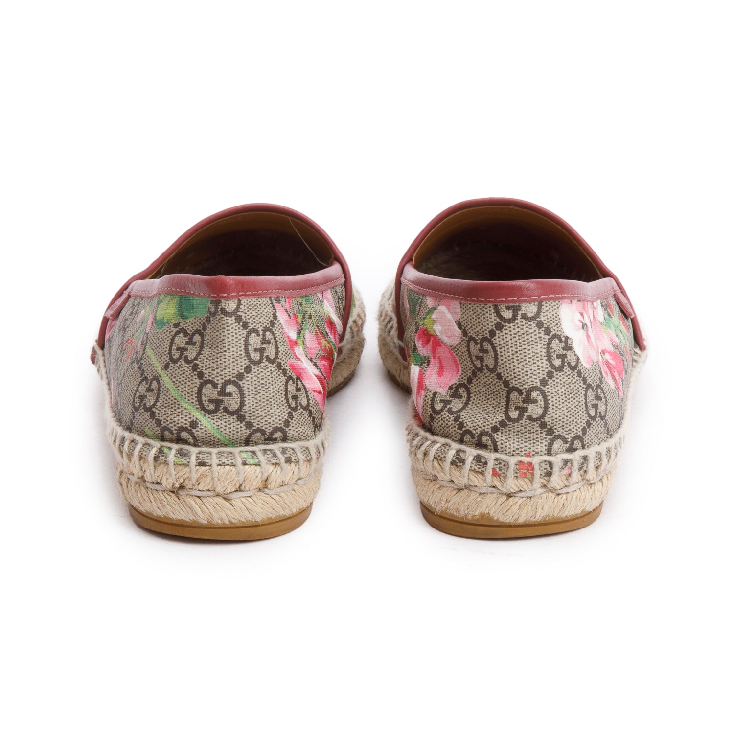 Gucci GG Supreme Blooms Espadrille, Size 38.5 w/ Box