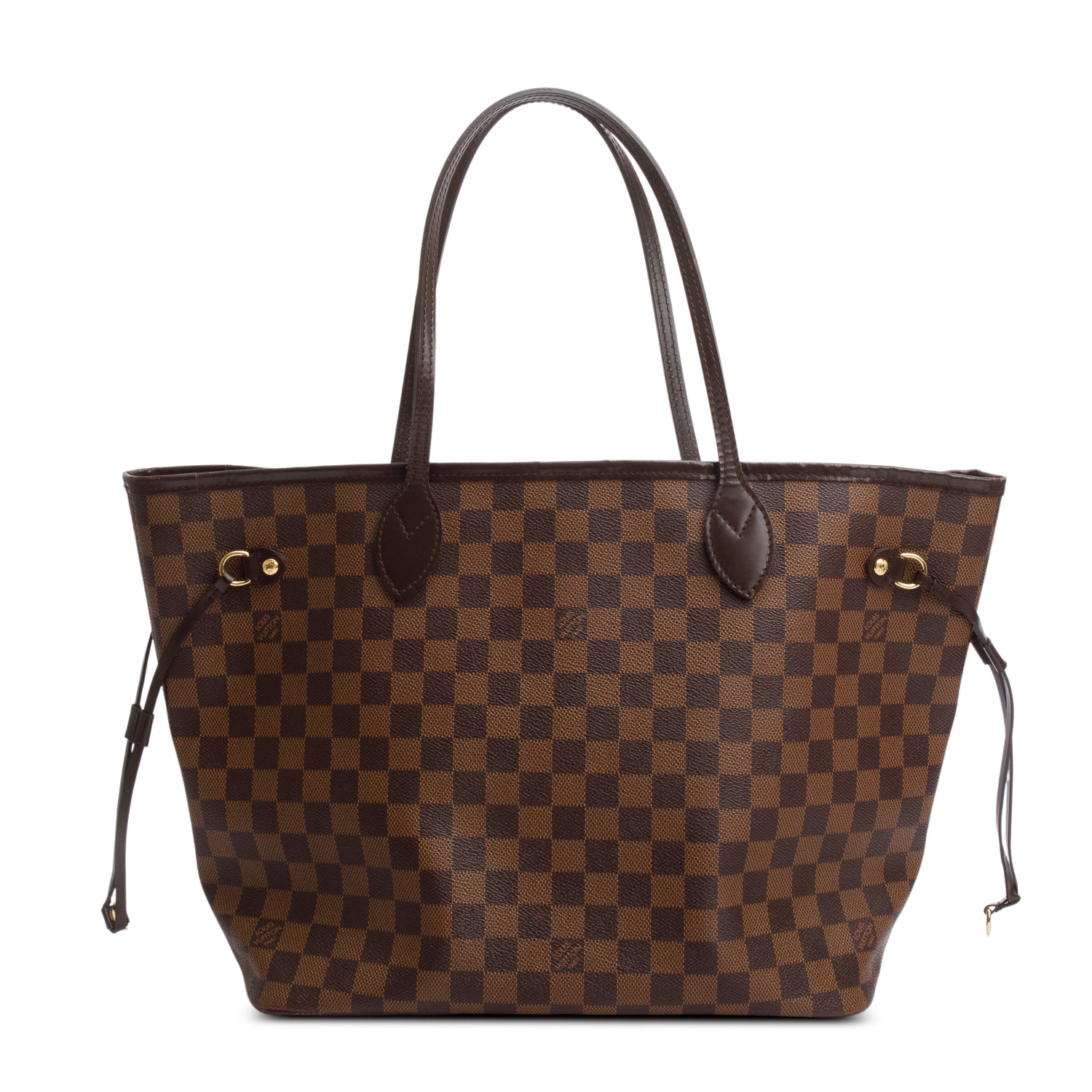 Louis Vuitton Damier Ebene Neverfull MM w/ Pouch & Box