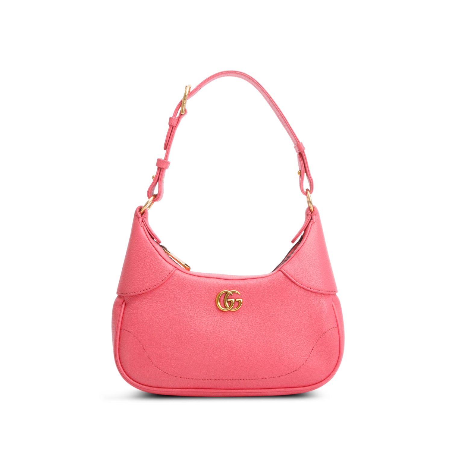 Gucci 2024 Pink Goatskin Small Aphrodite Shoulder Bag w/ Box, Straps & Receupt