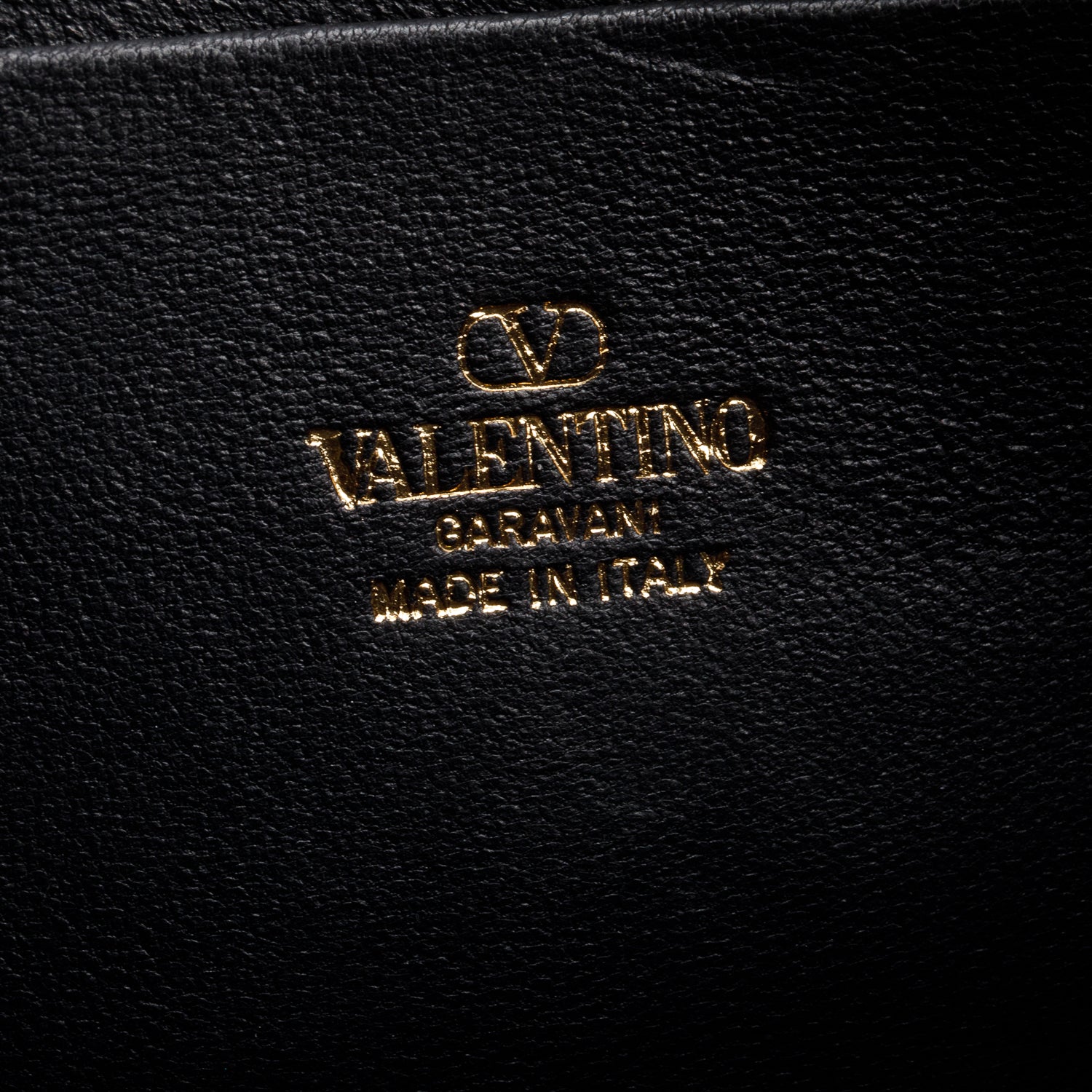 Valentino Black Nappa Mini Vlogo Moon Hobo Bag