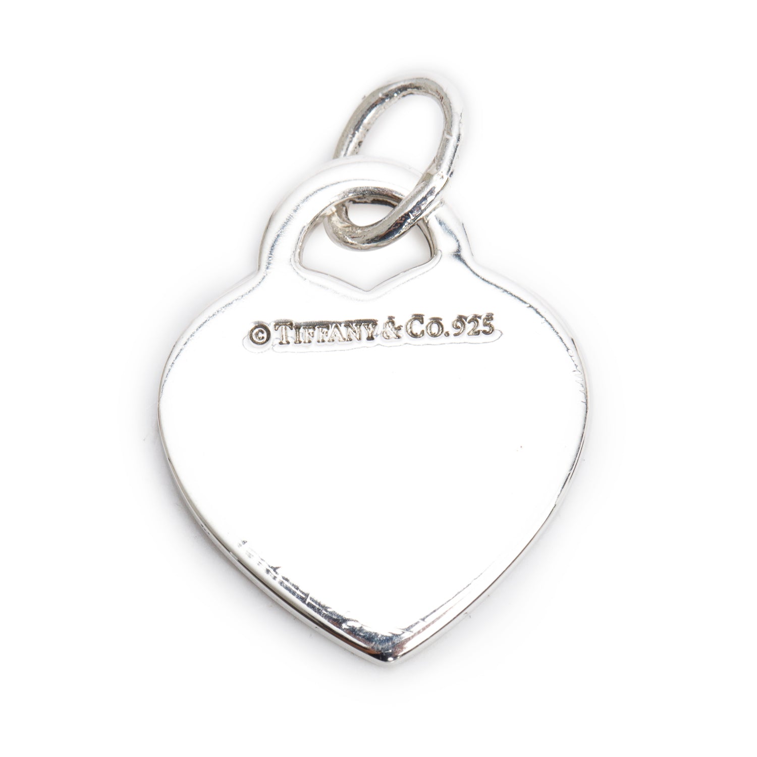 Tiffany & Co. Sterling Silver 'Sweet 16' Medium Heart Tag Charm