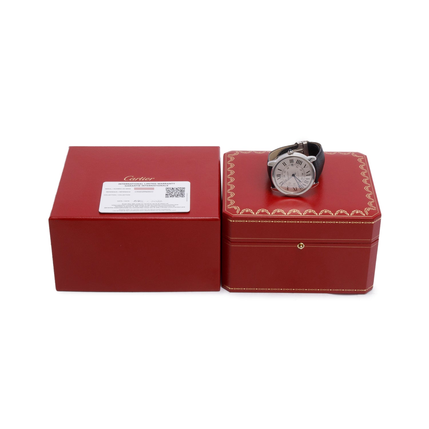 Cartier 2022 Stainless Steel Ronde Solo XL 42 MM Automatic Watch 3802 w/ Box & Papers
