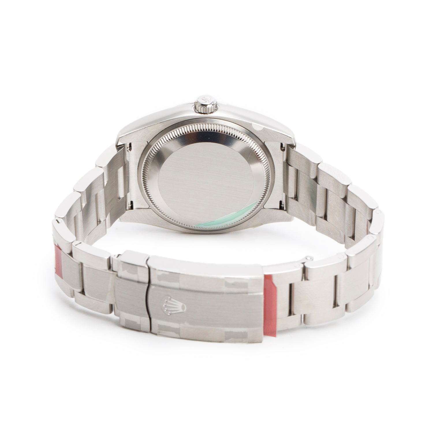 Rolex Stainless Steel Oyster Perpetual Air King 34 MM Automatic Watch Blue Dial 114200 w/ Box & Papers