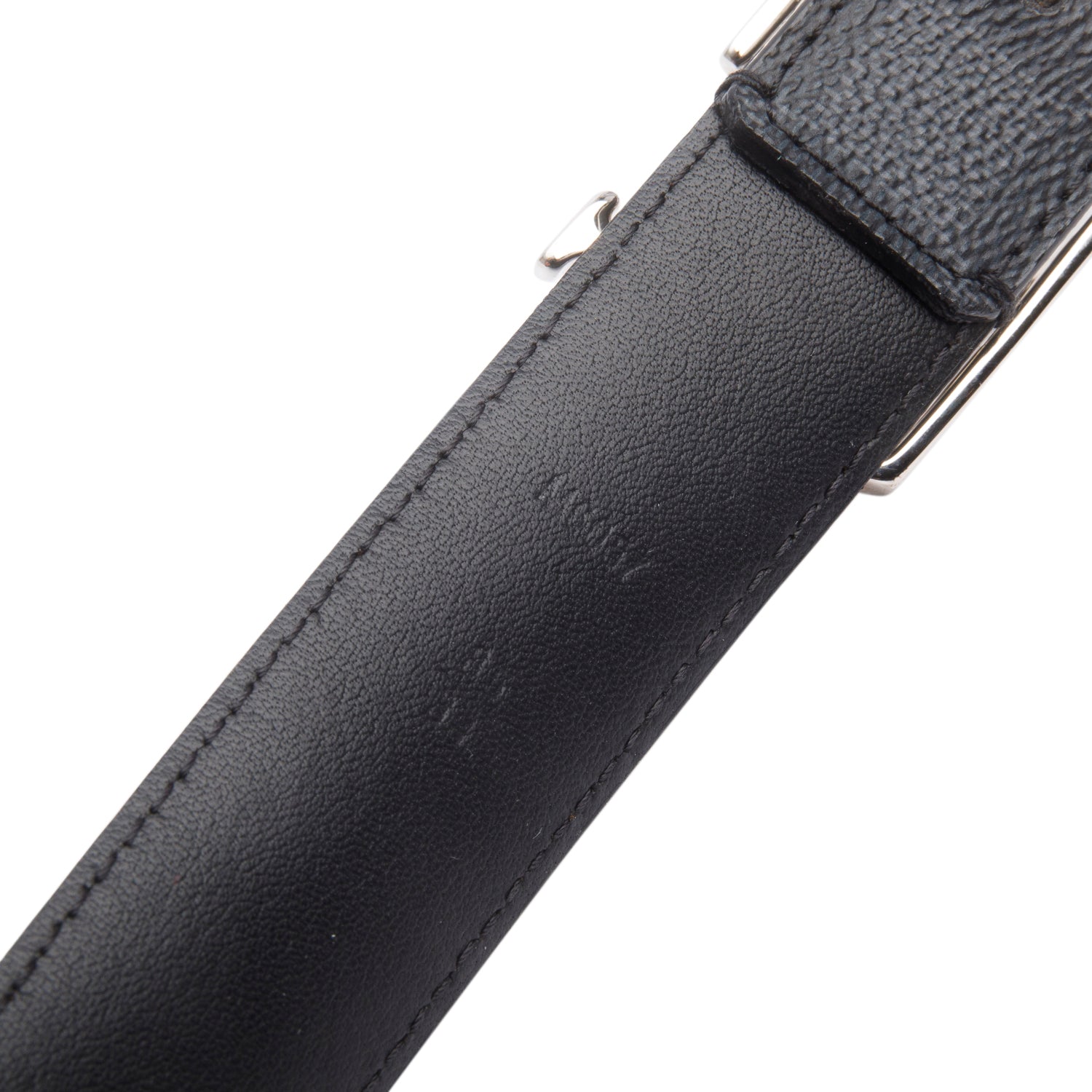 Louis Vuitton Damier Graphite Neogram 30 MM Belt 85 34