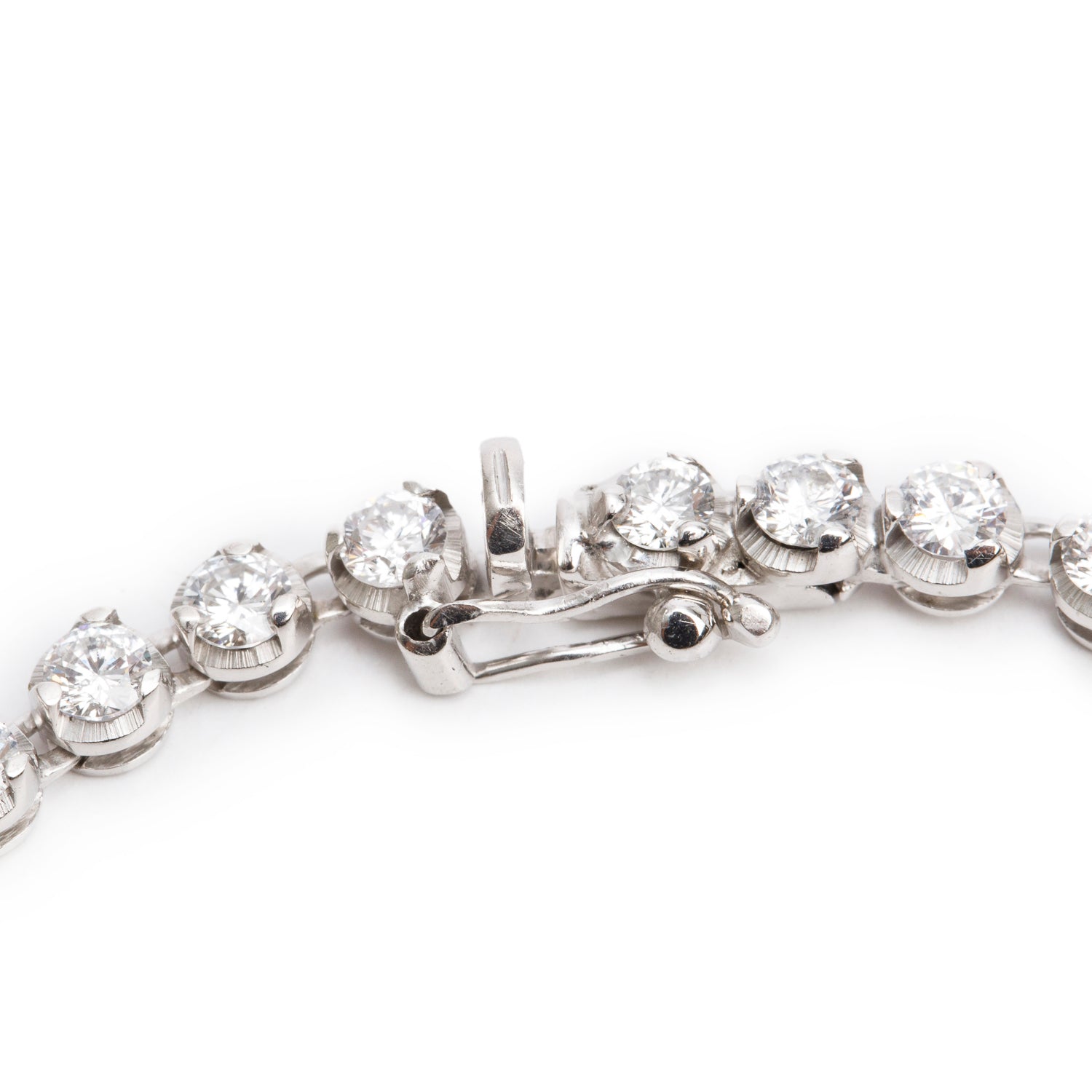 18k White Gold 4.84 tcw. Diamond Tennis Bracelet