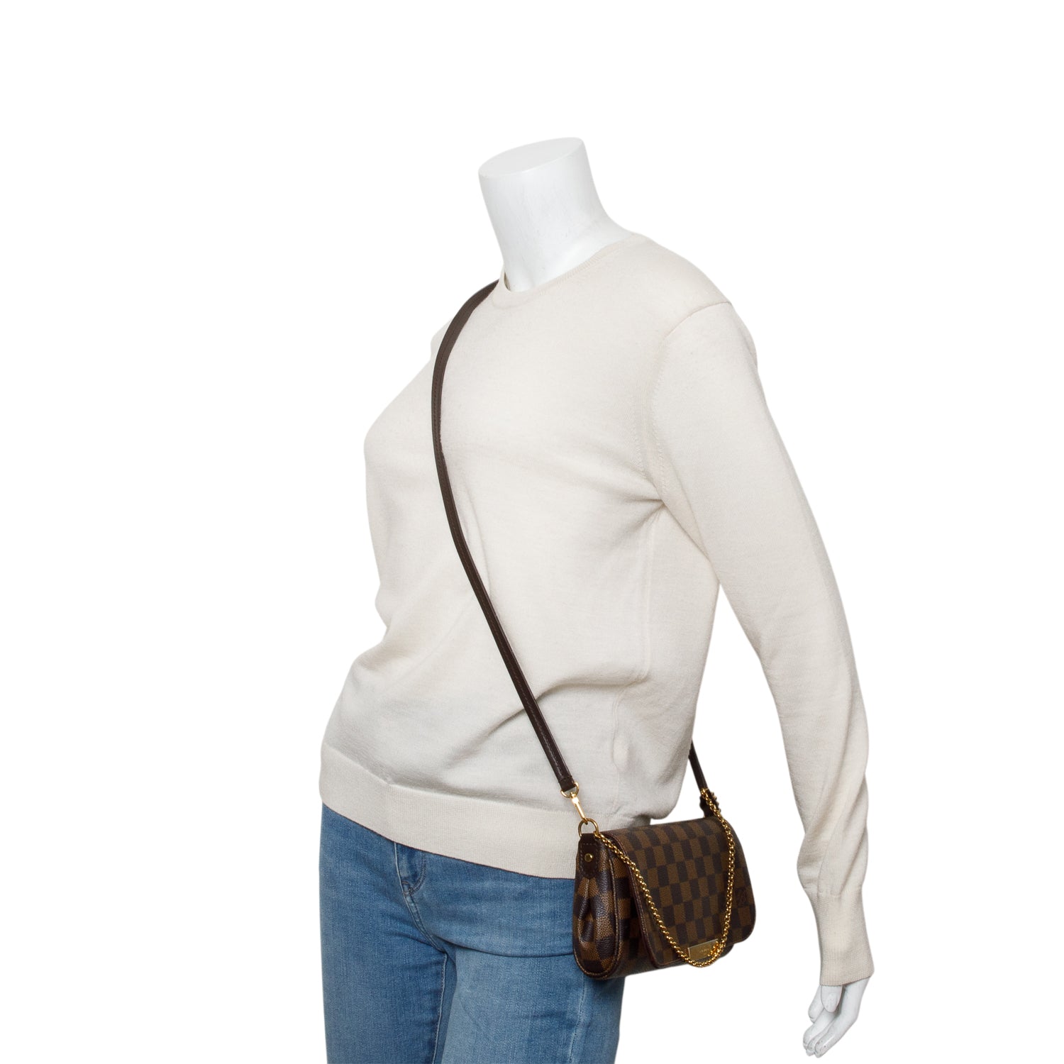 Louis Vuitton Damier Ebene Favorite PM w/ Straps