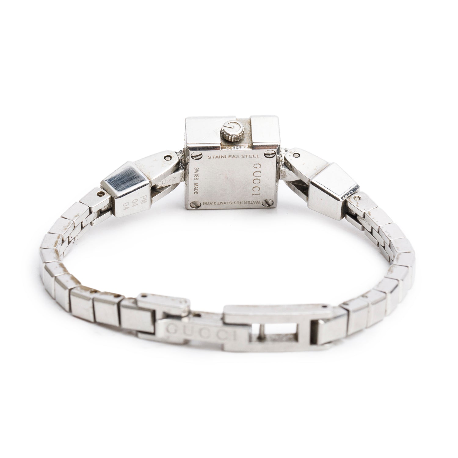 Gucci Stainless Steel Black Dial 102 Series 14 MM Watch