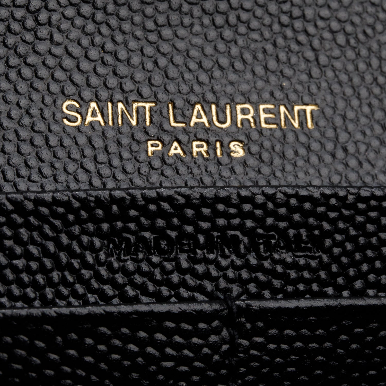 Saint Laurent 2021 Black Lambskin Leather Cassandre Matelasse Large Flap Wallet w/ Box