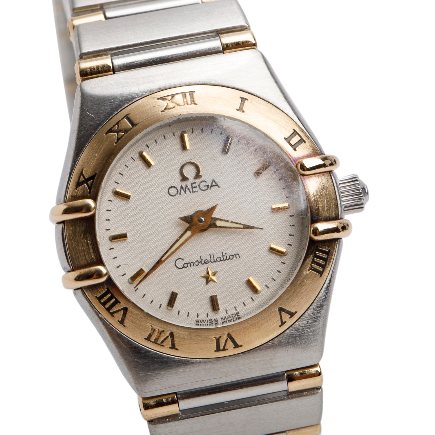 Omega Stainless Steel & 18k Yellow Gold Constellation 22.5 MM Watch
