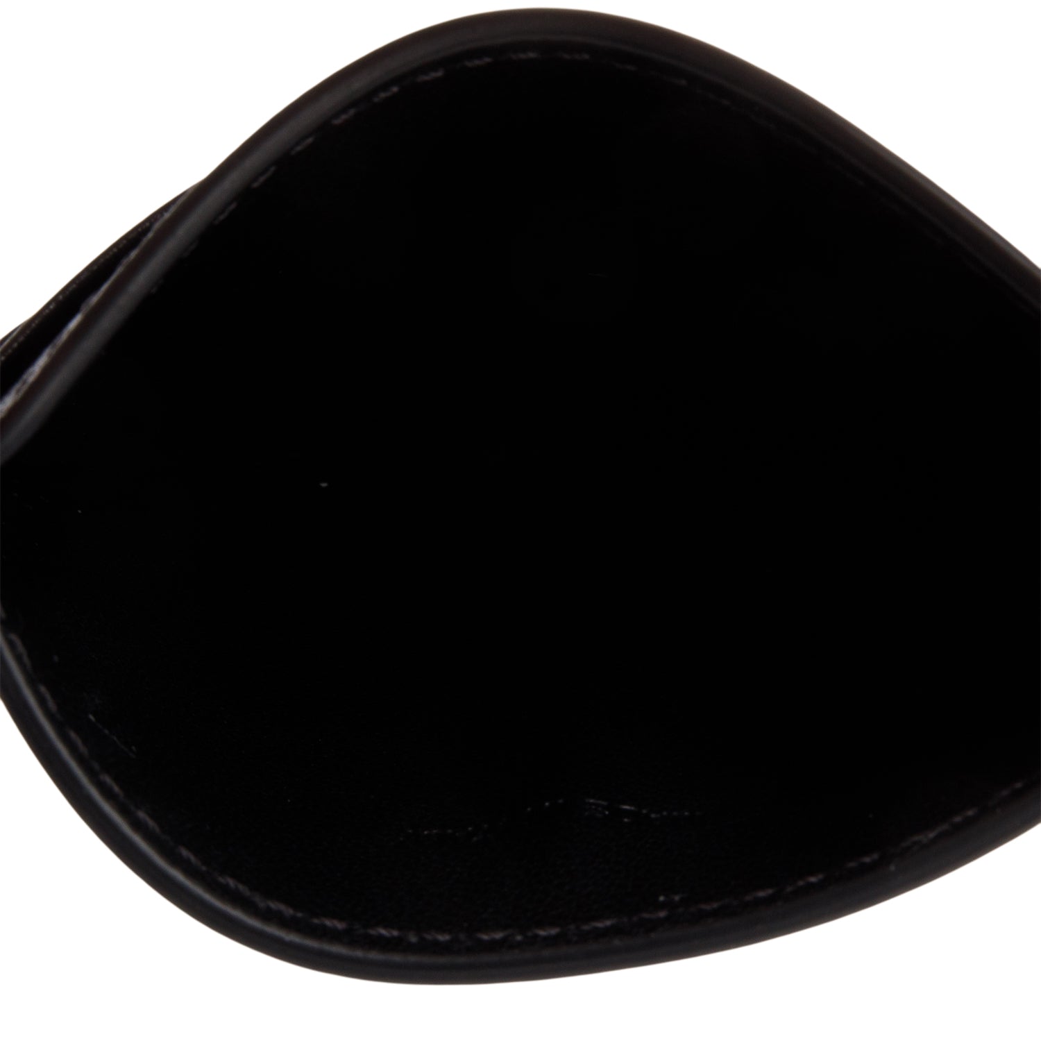 Valentino Black Leather VLogo Card Holder w/ Box