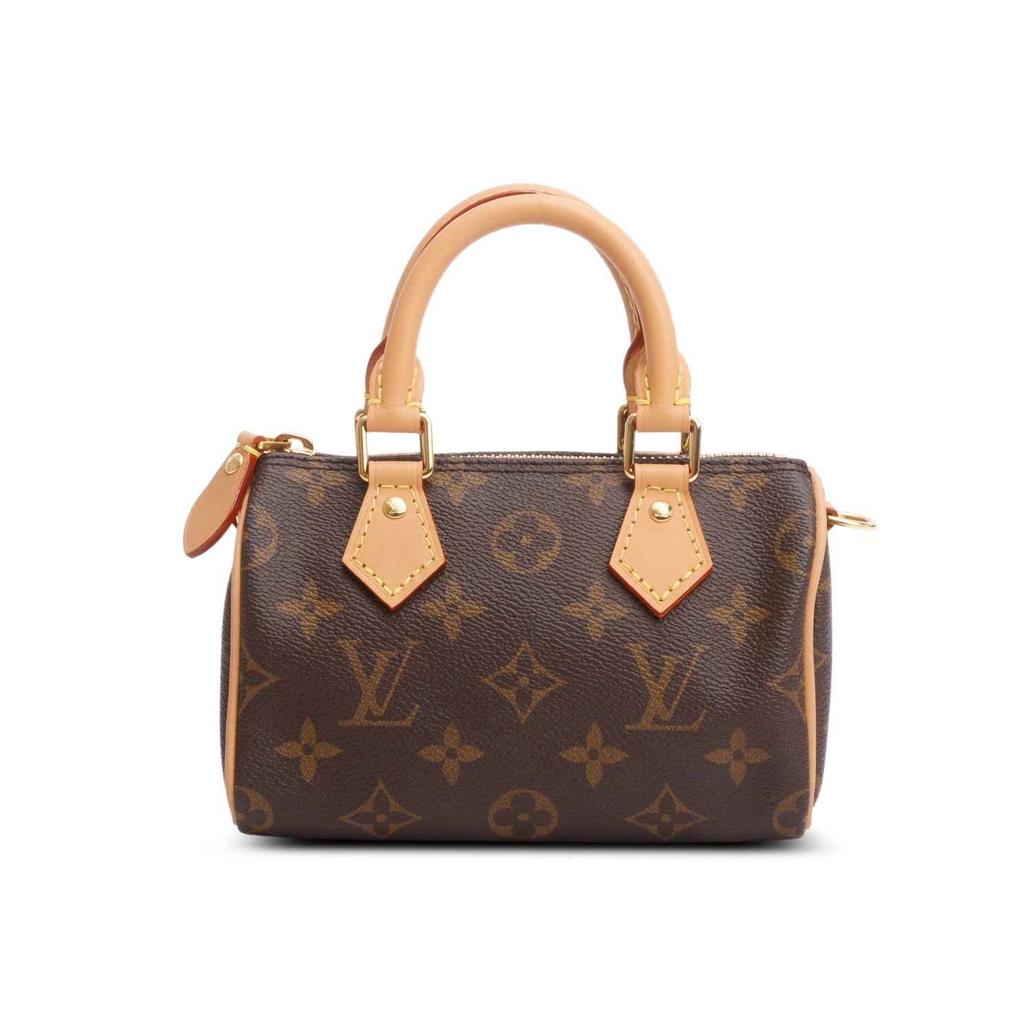 Louis Vuitton 2022 Monogram Nano Speedy w/ Strap & Box