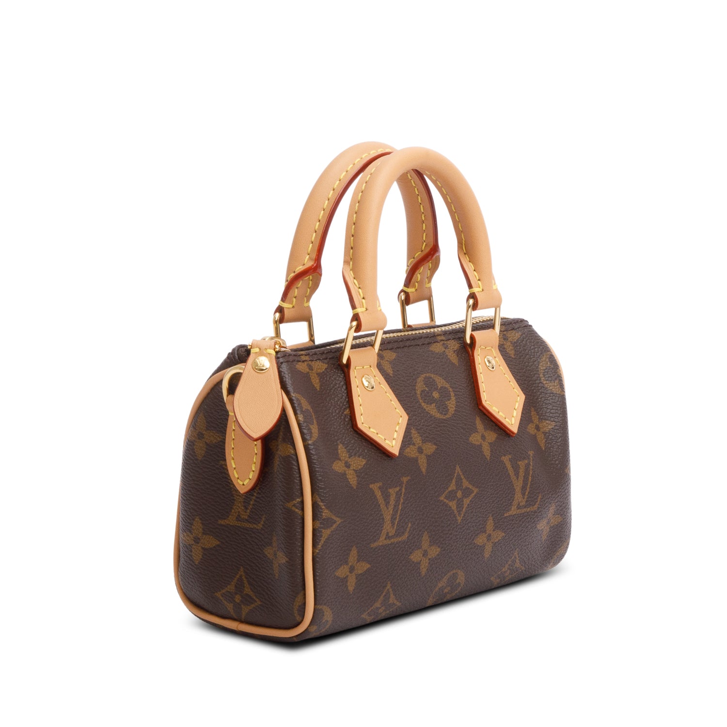 Louis Vuitton 2022 Monogram Nano Speedy w/ Strap & Box
