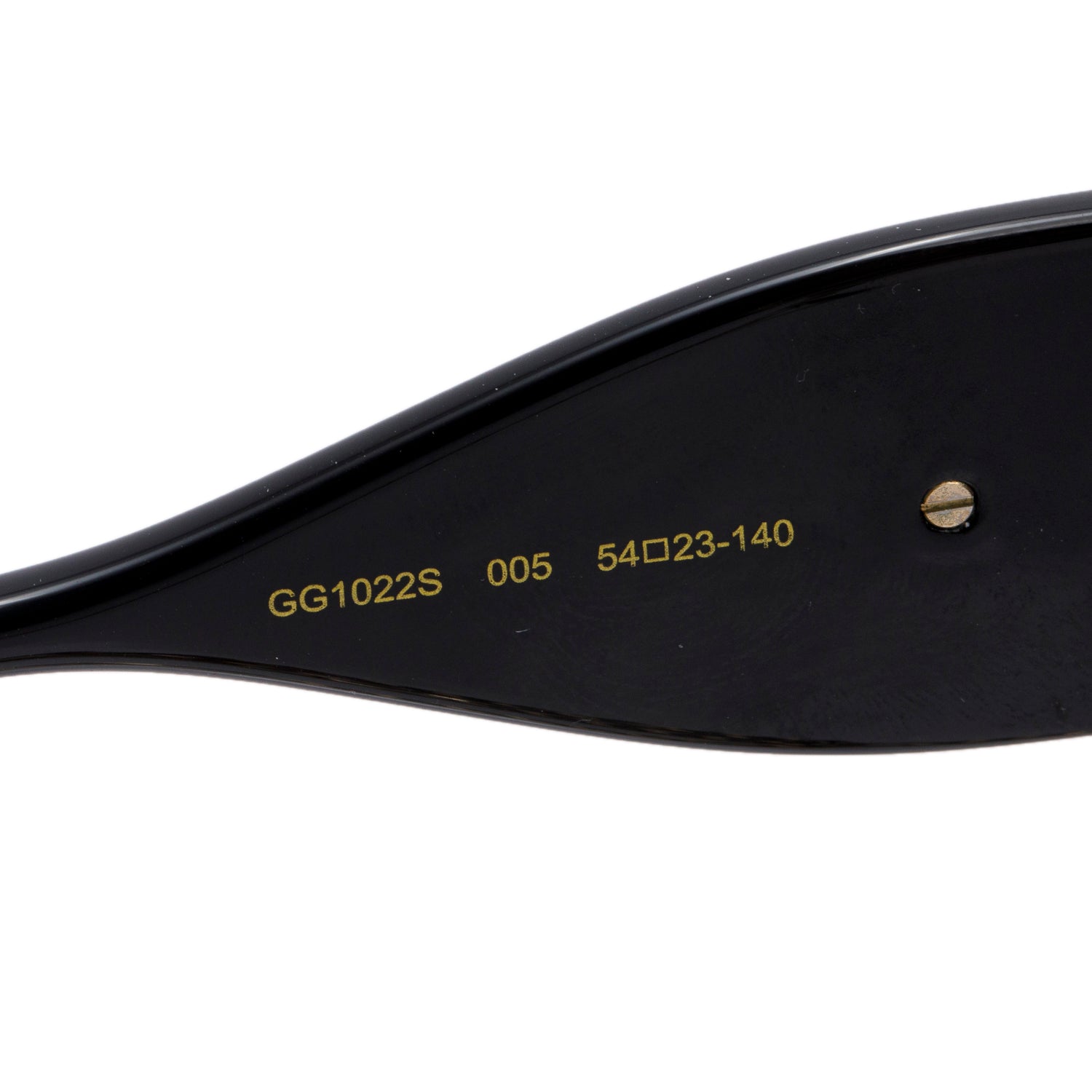 Gucci GG1022S Black Double G Oversized Square Sunglasses w/ Chain