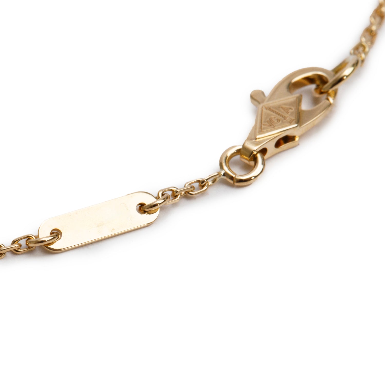 Van Cleef & Arpels 2024 18k Yellow Gold Mother of Pearl Sweet Butterflies Bracelet w/ Box & Certificate