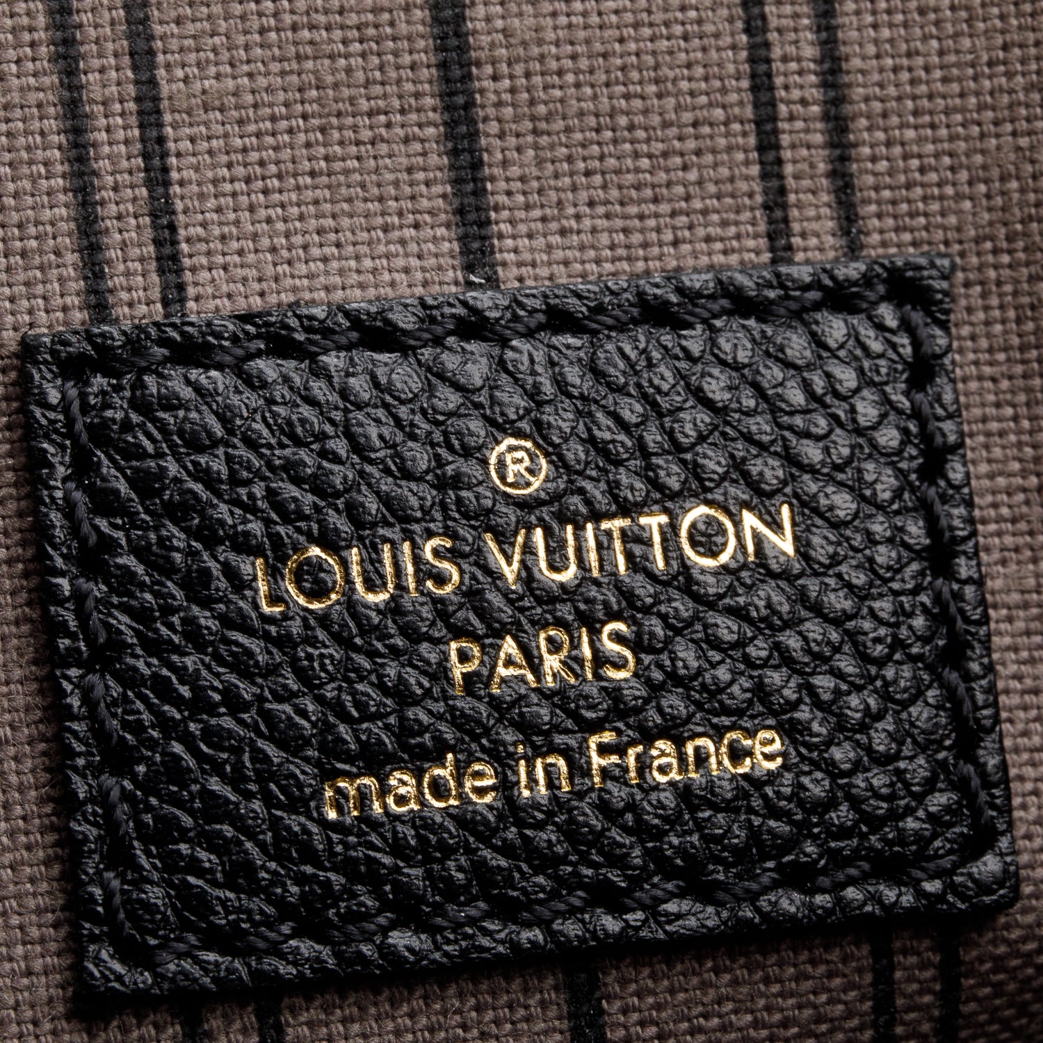 Louis Vuitton Black Monogram Empreinte Leather Pochette Metis w/ Box