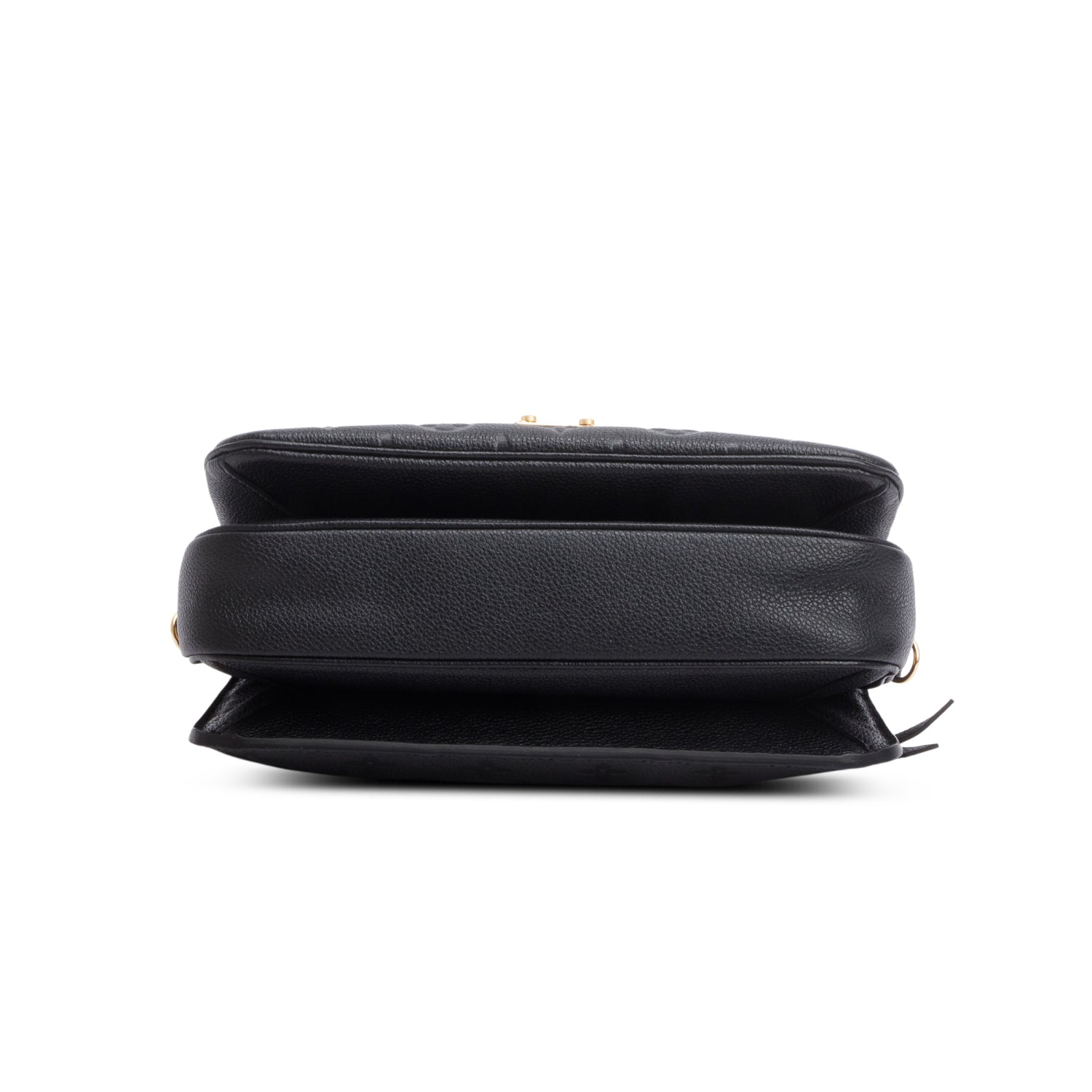 Louis Vuitton Black Monogram Empreinte Leather Pochette Metis w/ Box